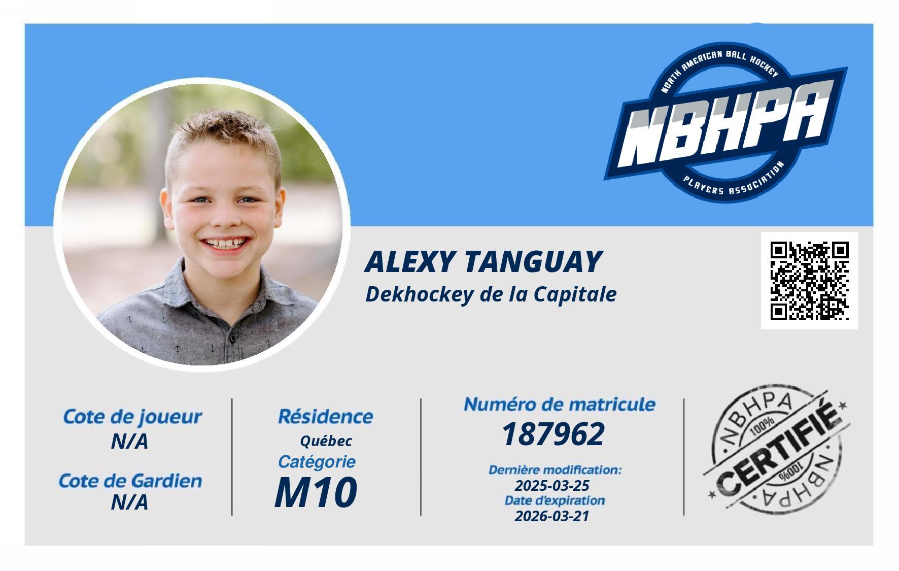 Alexy Tanguay 