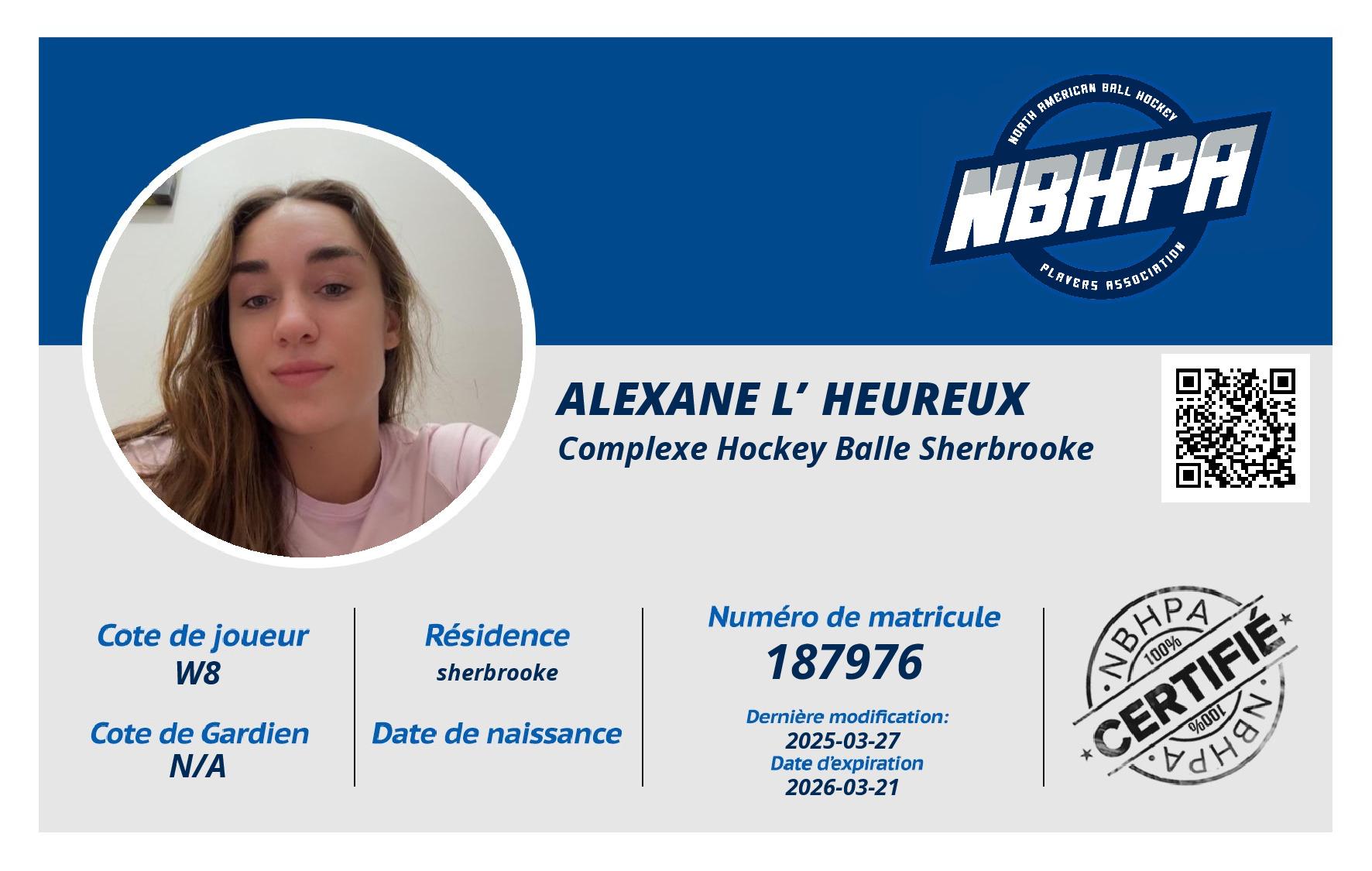 Alexane L’Heureux