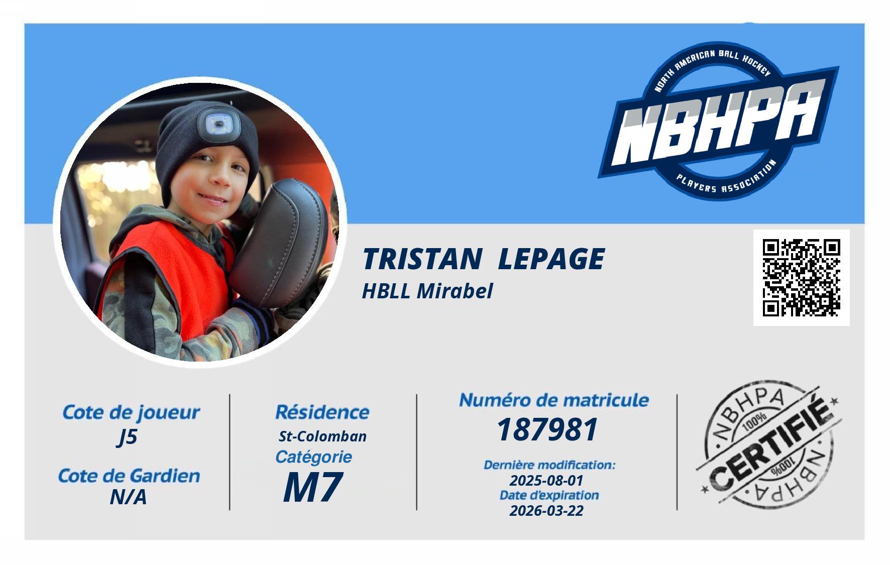 Tristan  Lepage