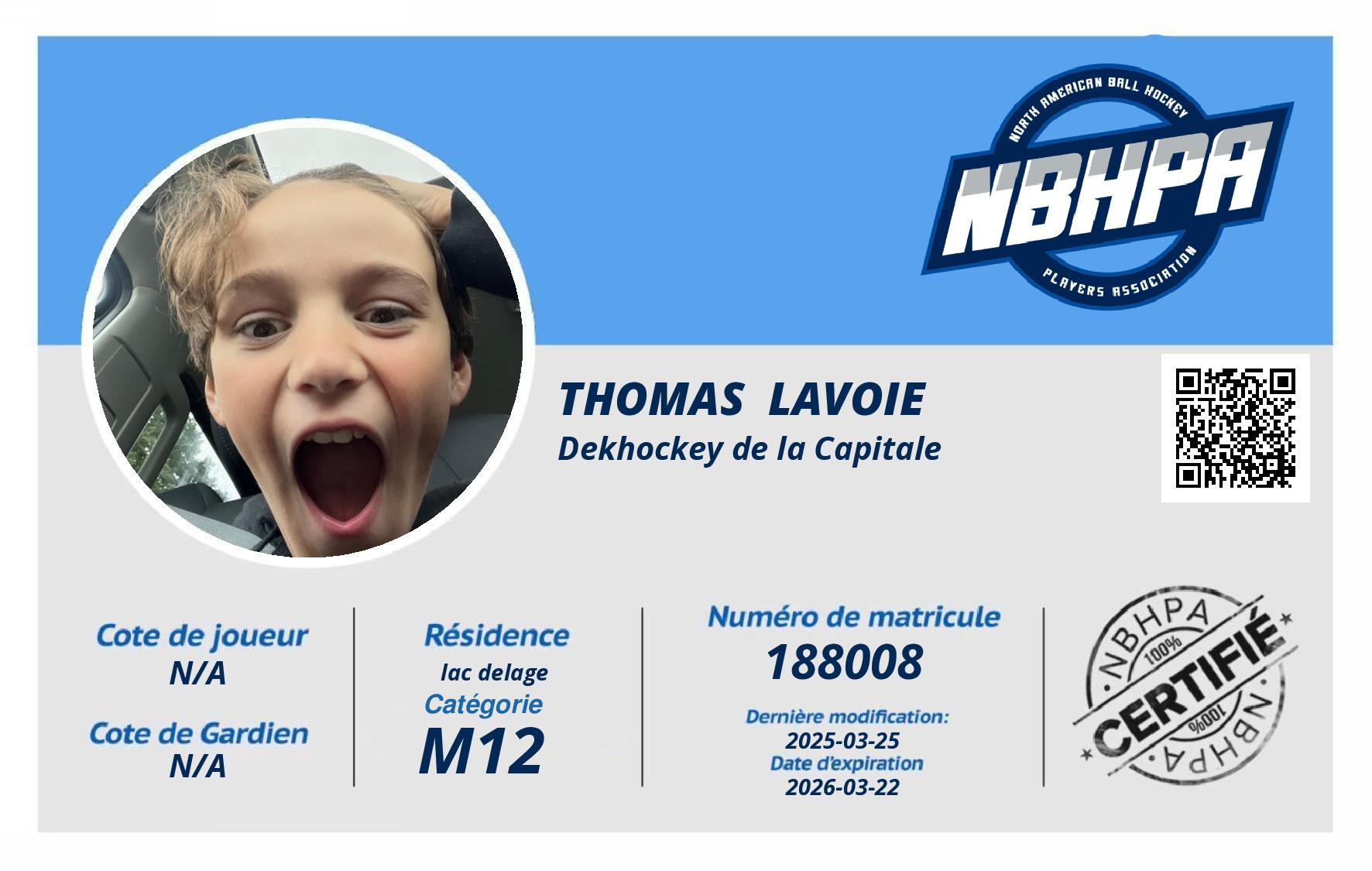 Thomas  Lavoie