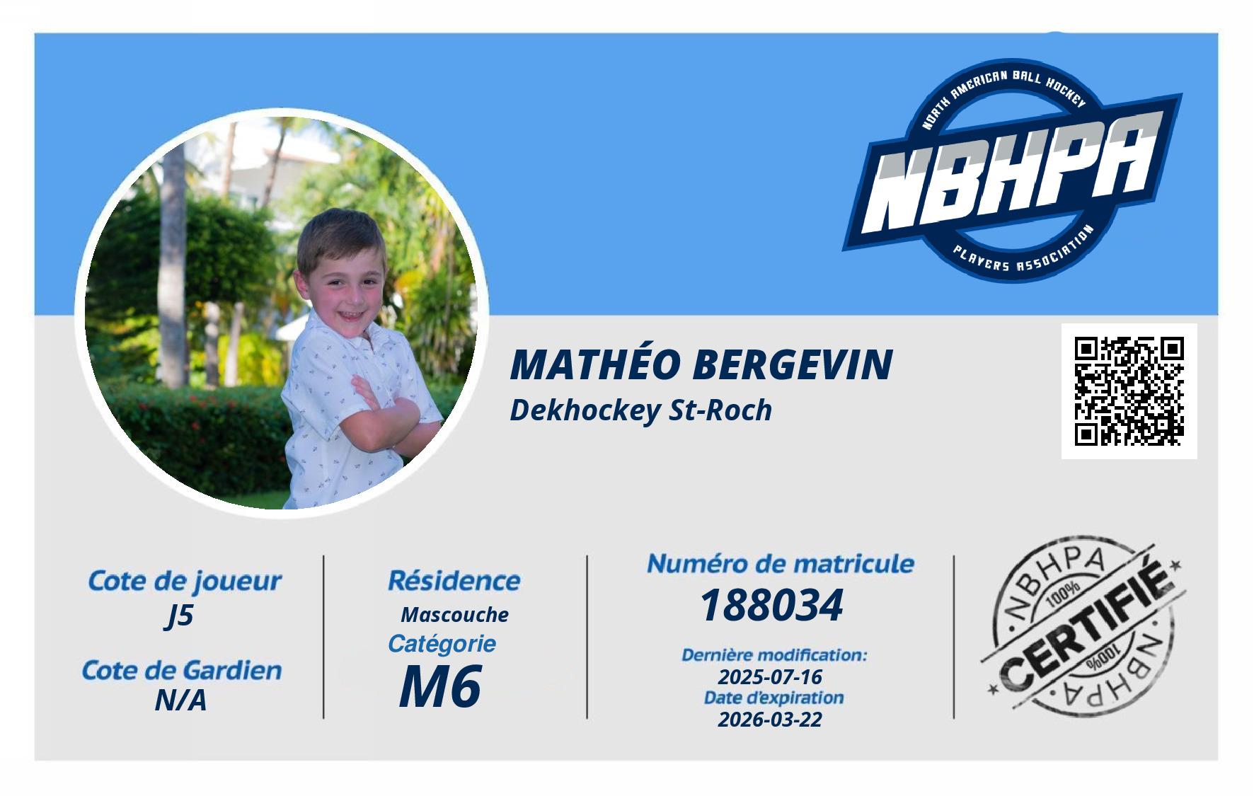 Mathéo Bergevin