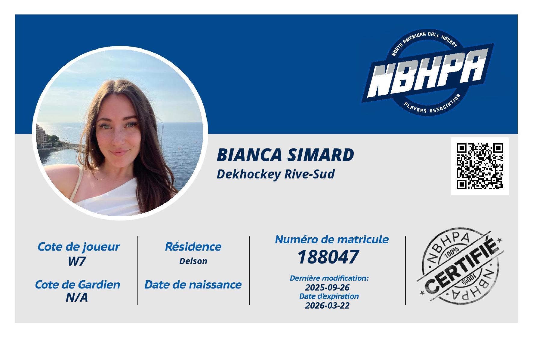 Bianca Simard