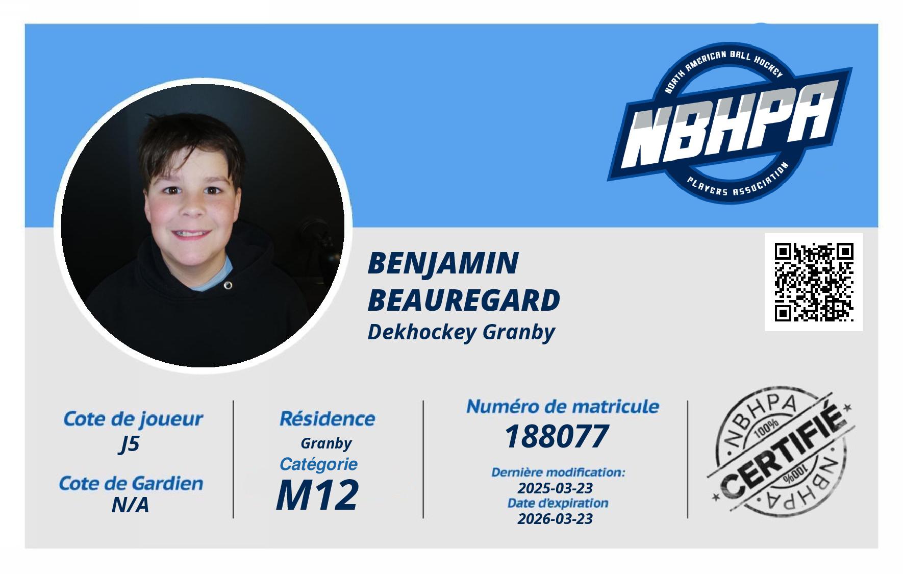 Benjamin  Beauregard 