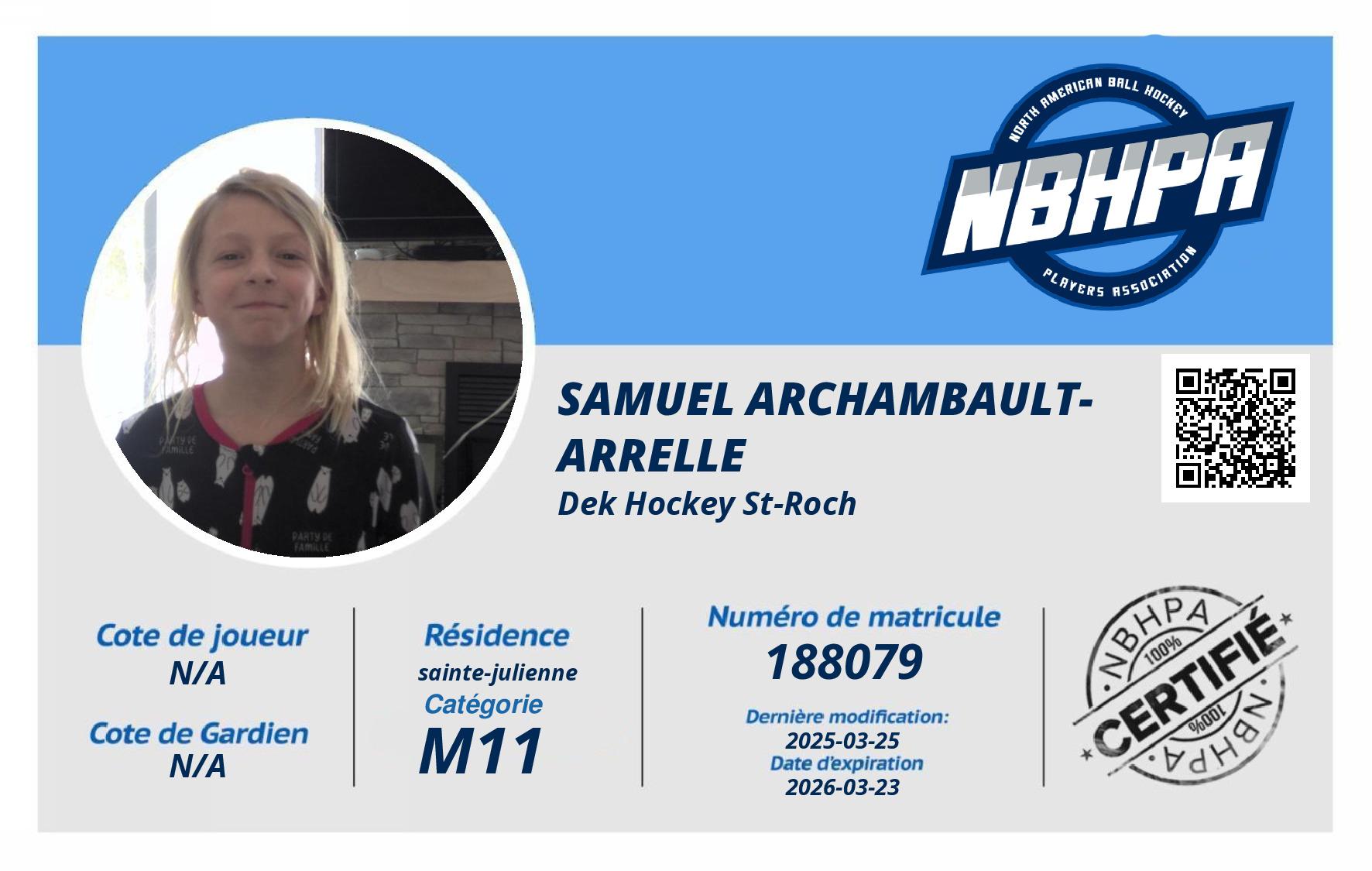 Samuel Archambault-Arrelle