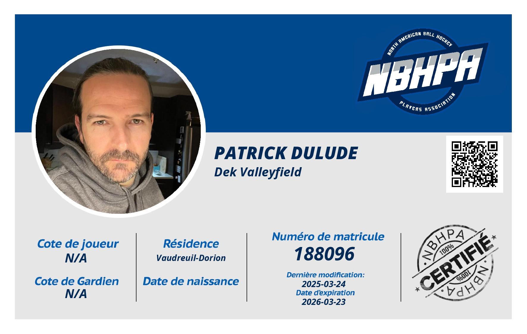 Patrick Dulude
