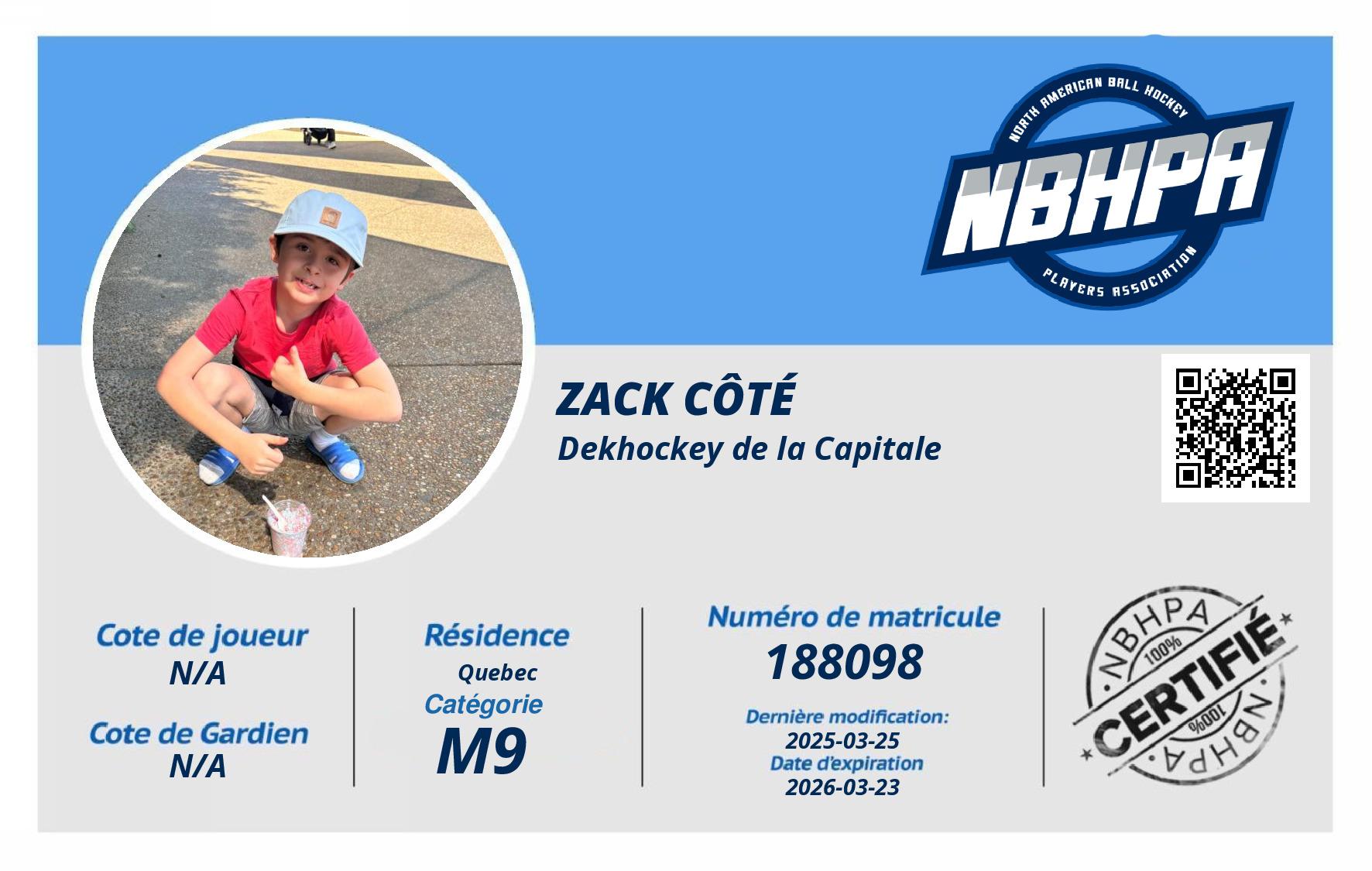 Zack Côté 
