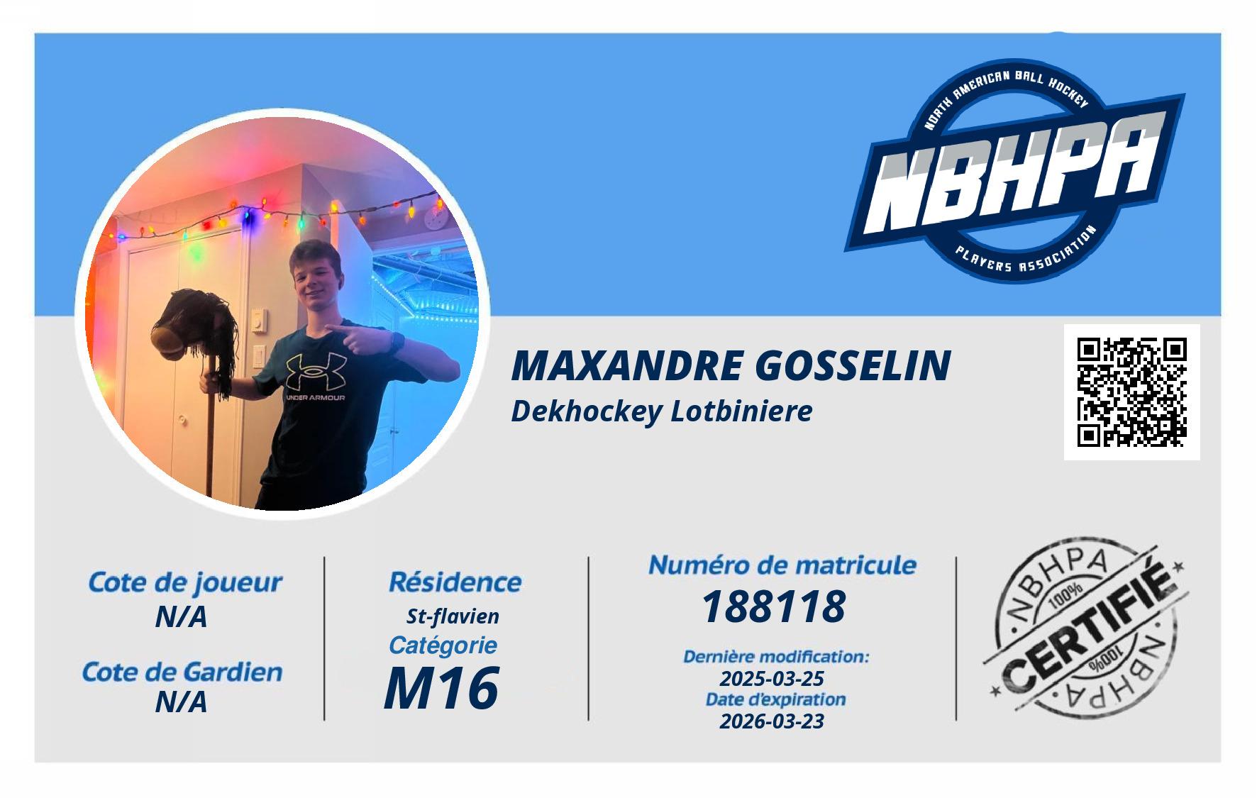 Maxandre Gosselin
