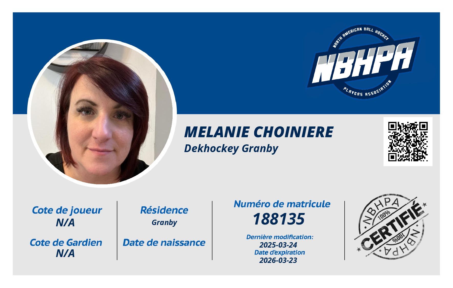 Melanie Choiniere 