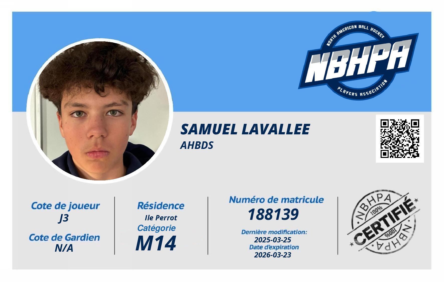 Samuel Lavallee 