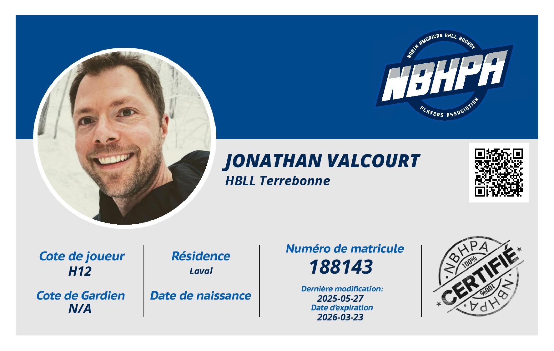 Jonathan Valcourt
