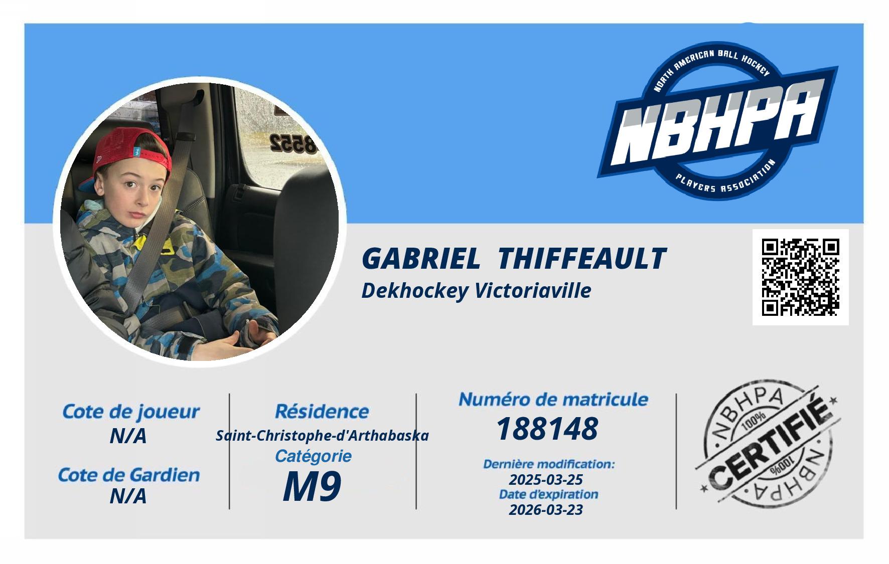Gabriel  Thiffeault