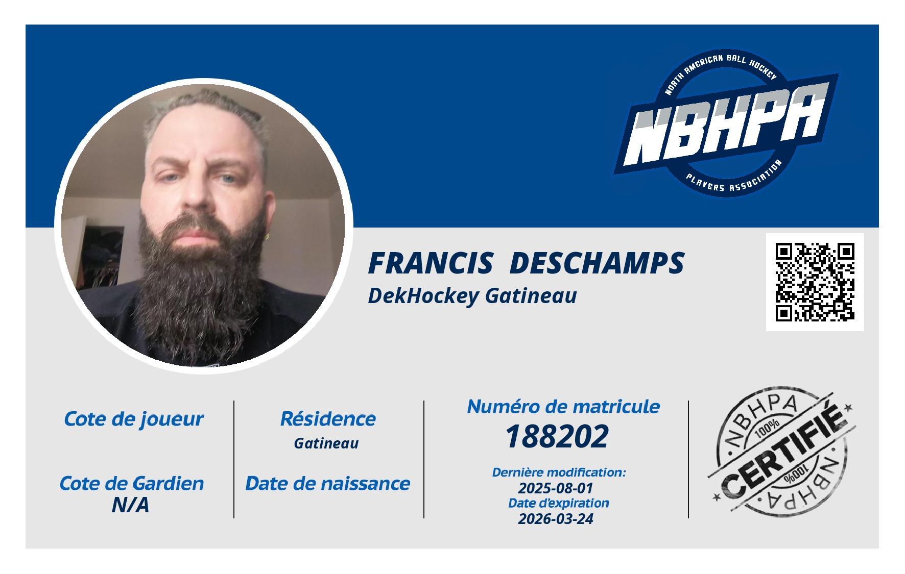 Francis  Deschamps 