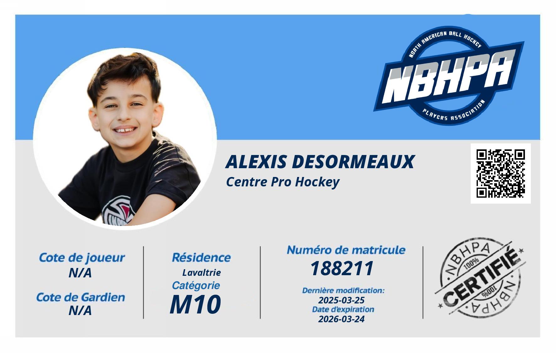 Alexis Desormeaux 