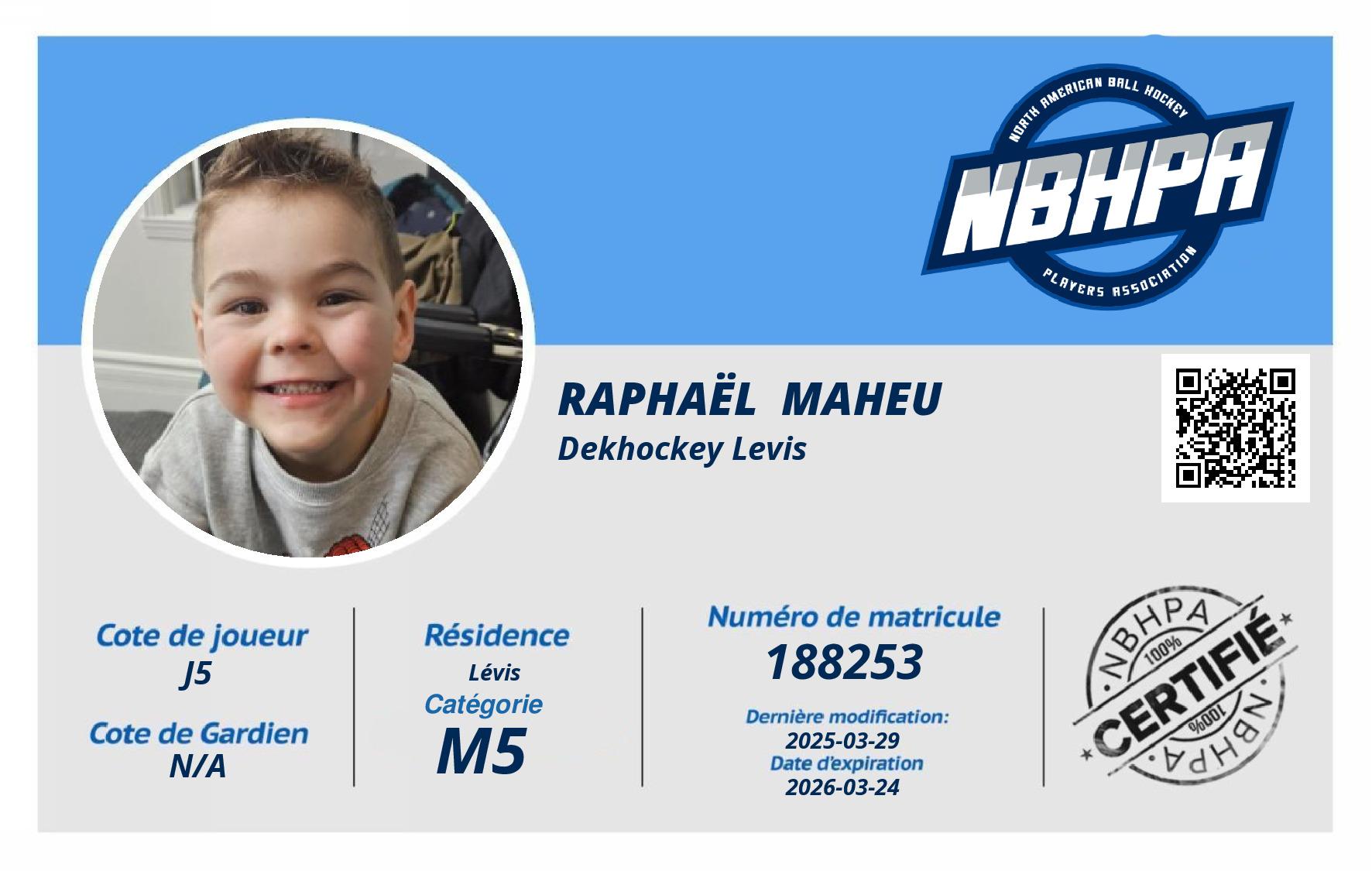 Raphaël  Maheu