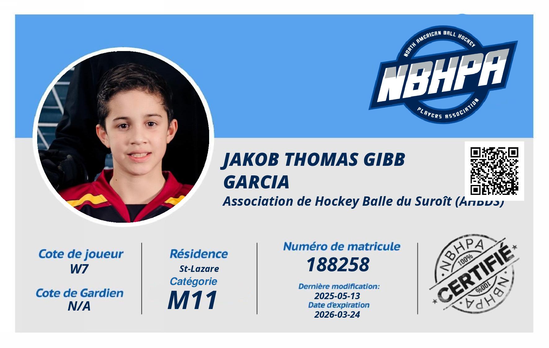 Jakob Thomas Gibb Garcia