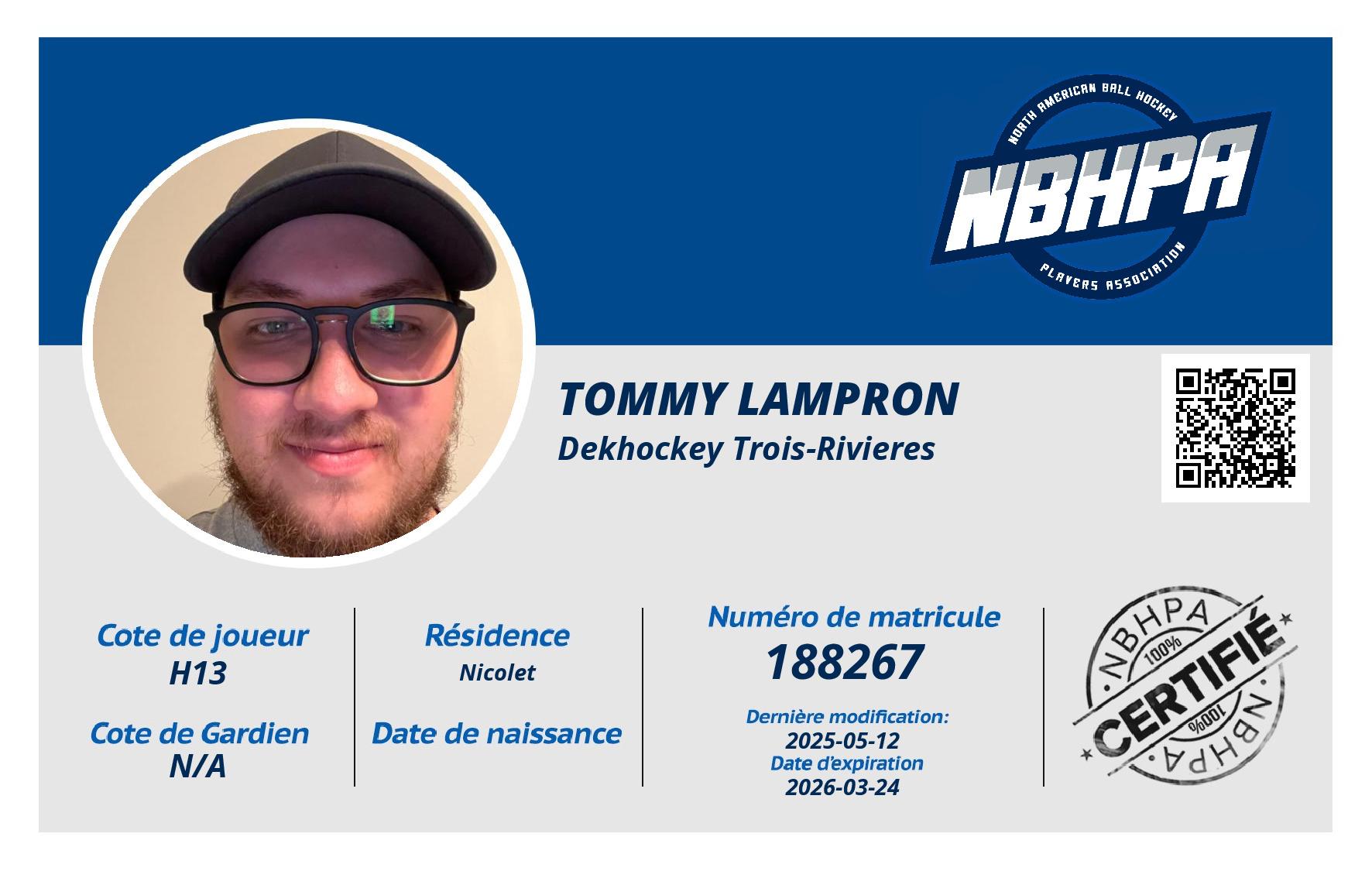 Tommy Lampron