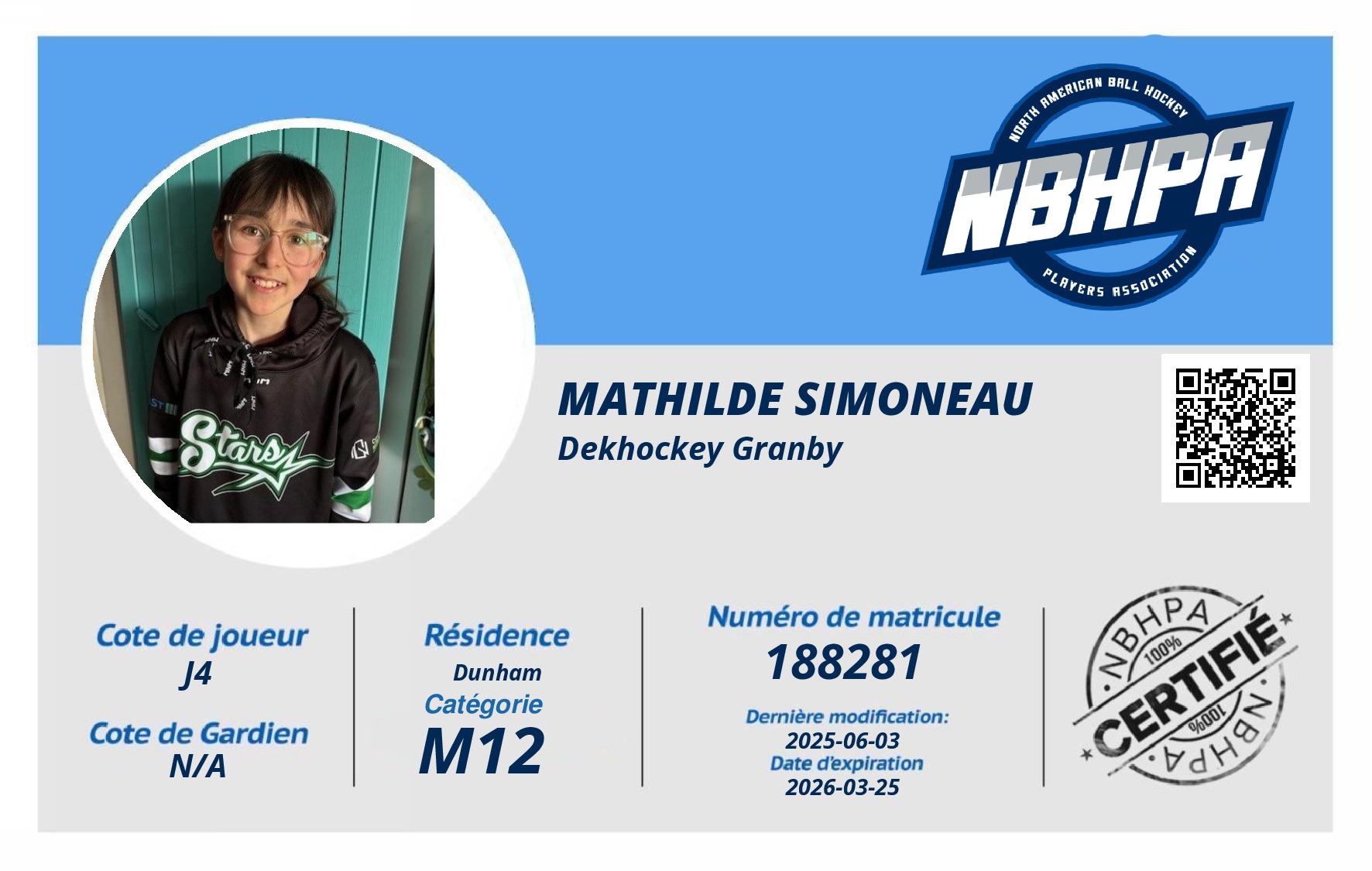Mathilde Simoneau