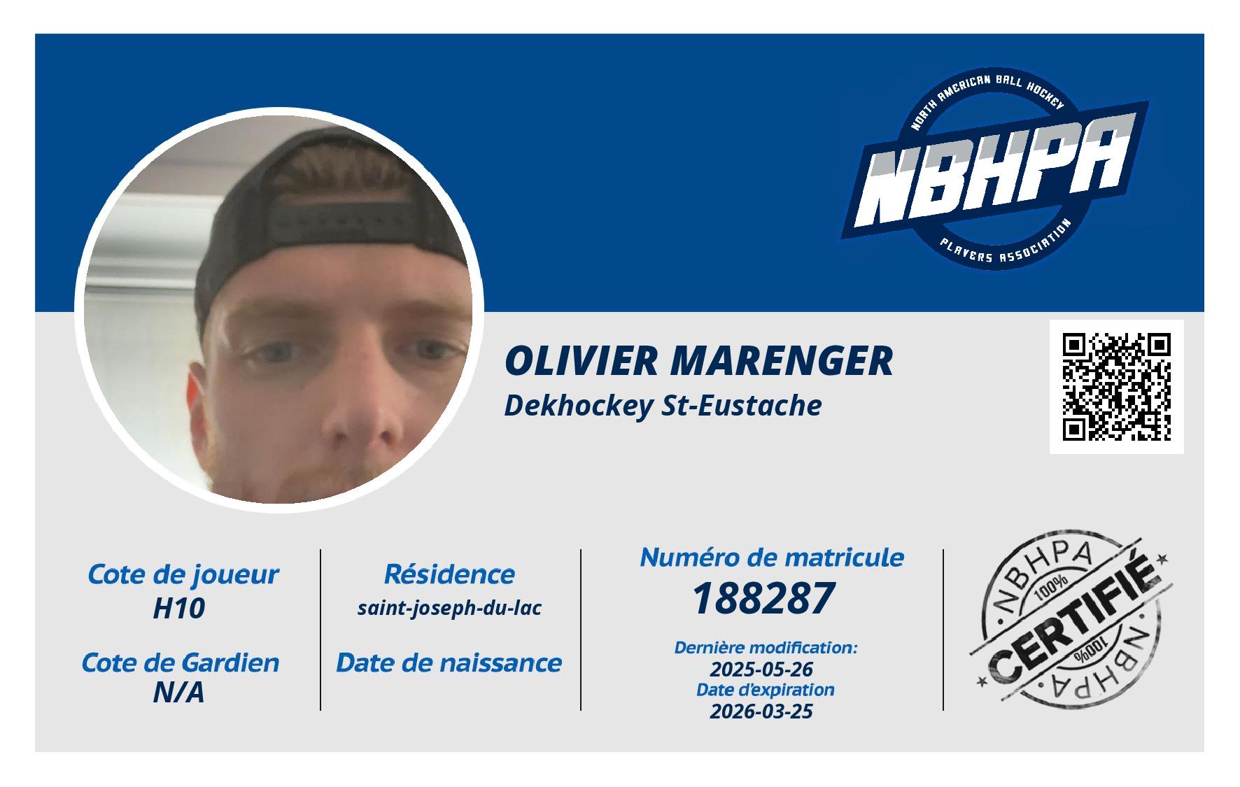 olivier marenger
