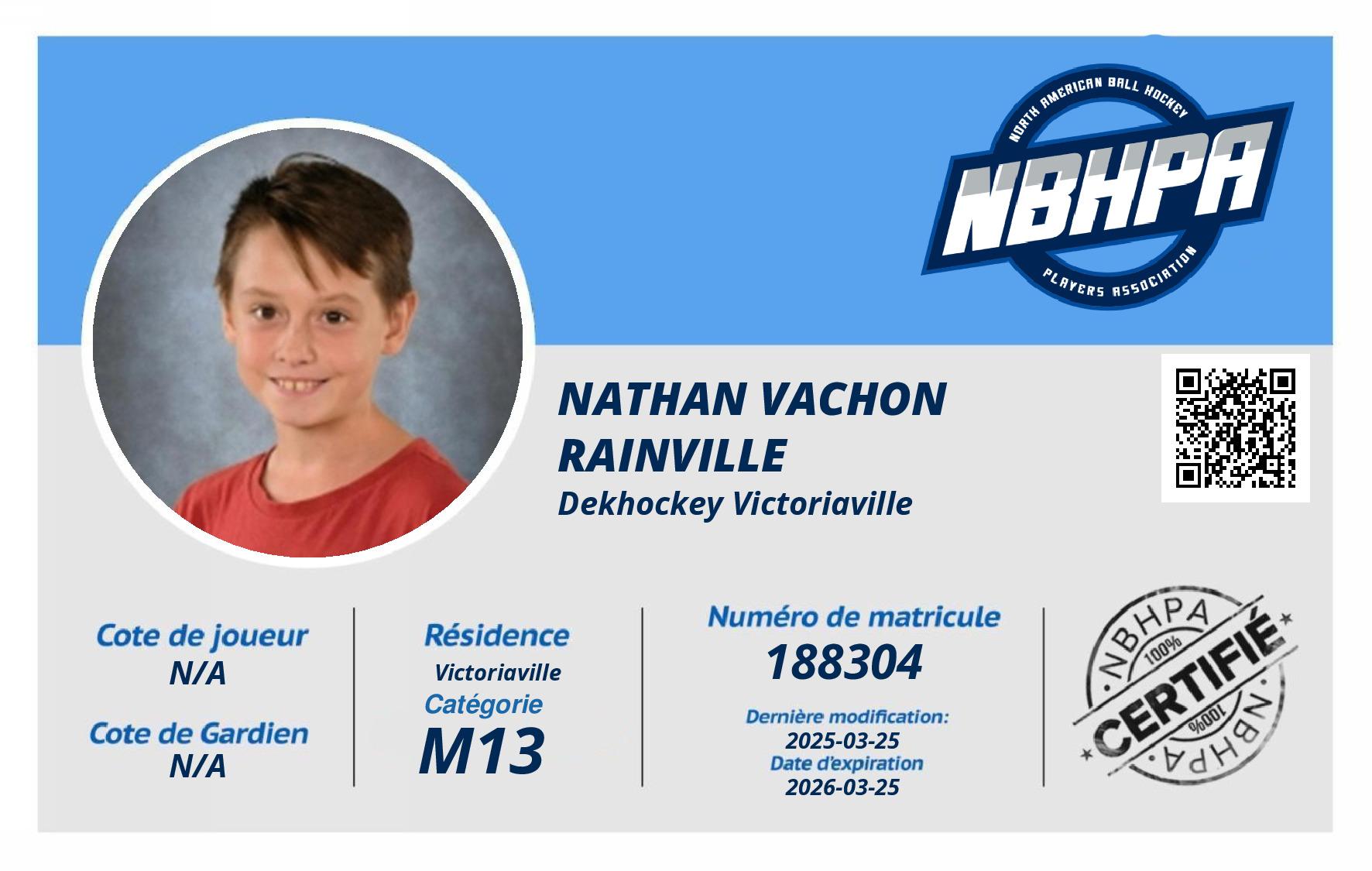 Nathan Vachon Rainville