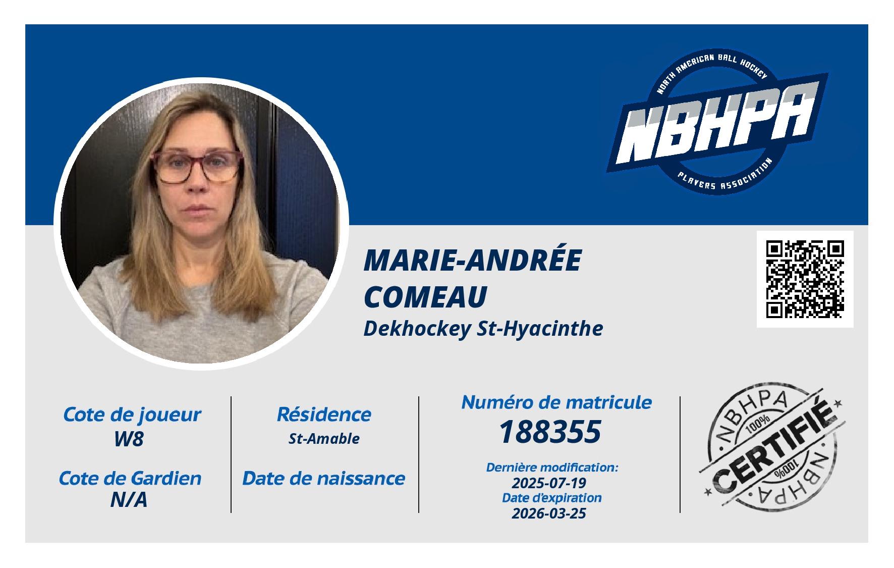 Marie-Andrée Comeau