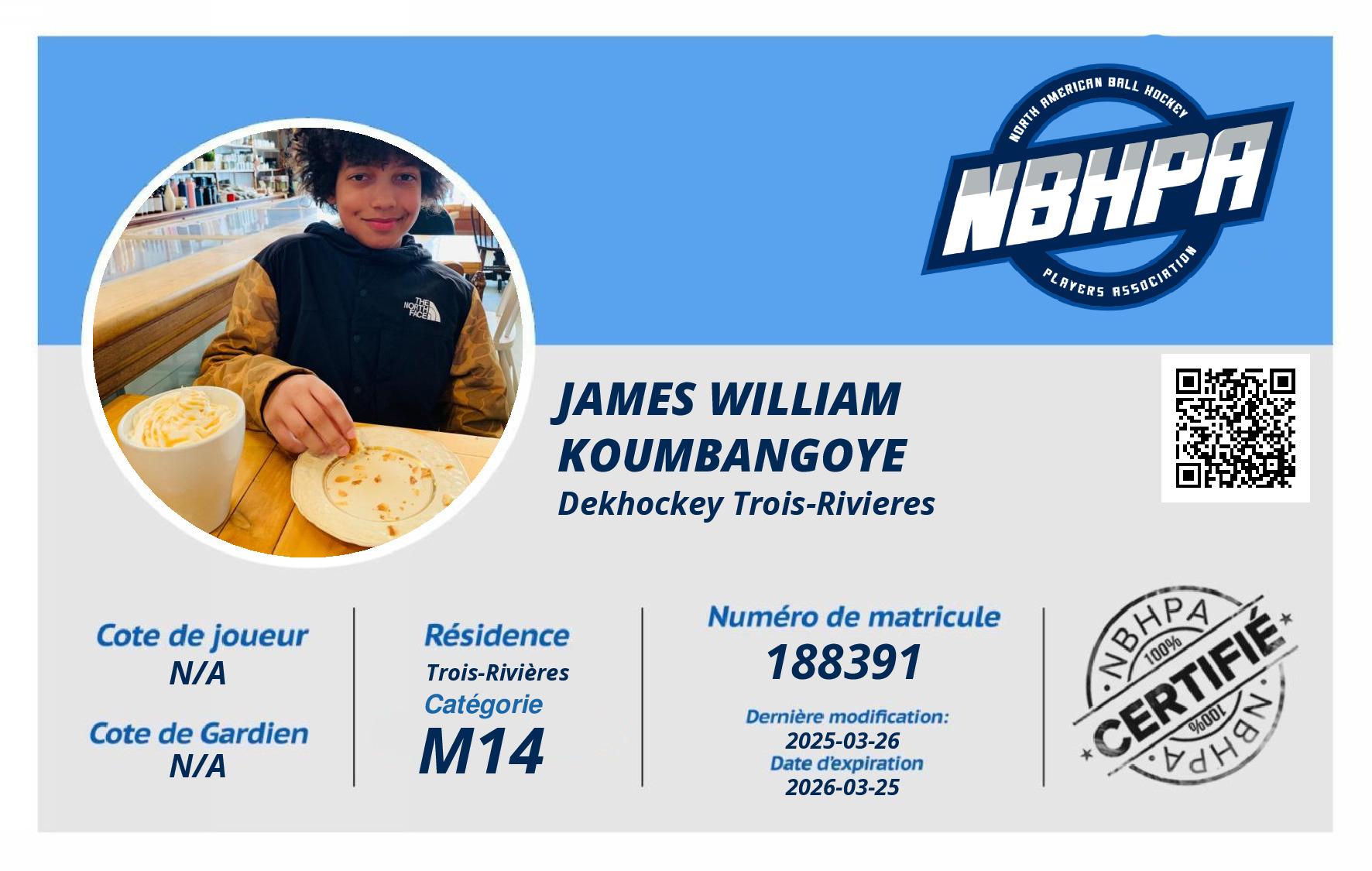 James William Koumbangoye 