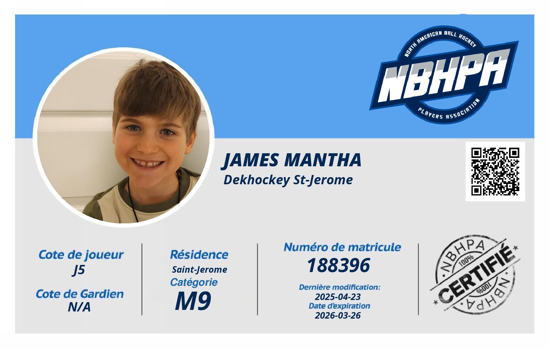 James Mantha