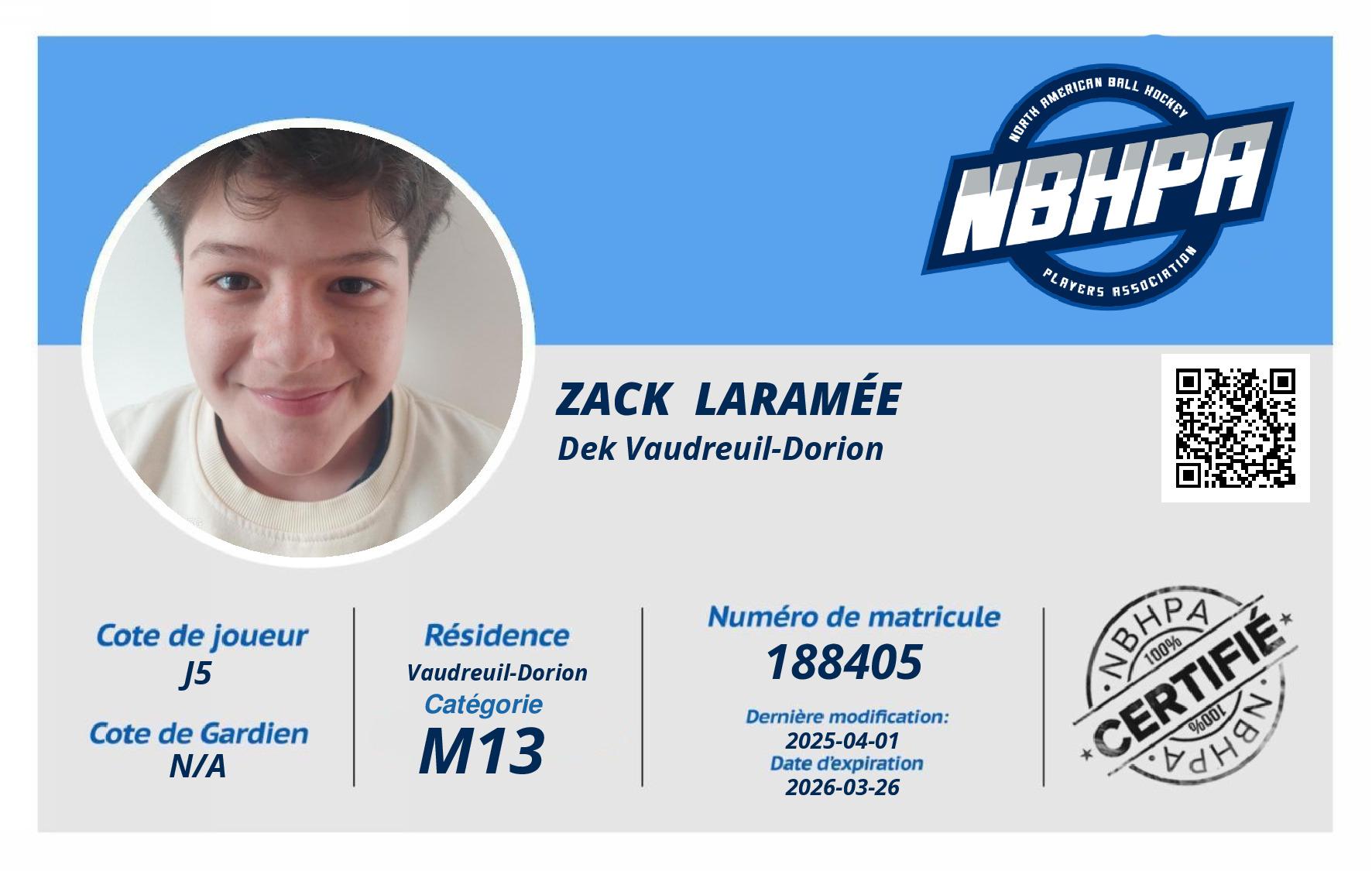 Zack  Laramée