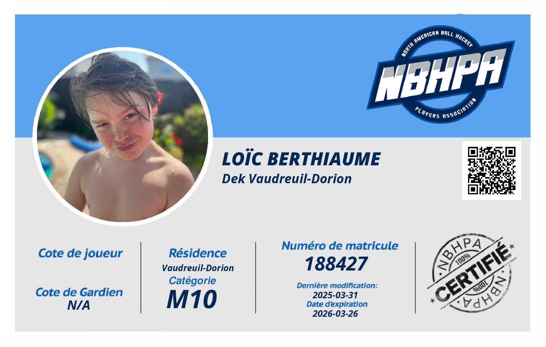 Loïc Berthiaume