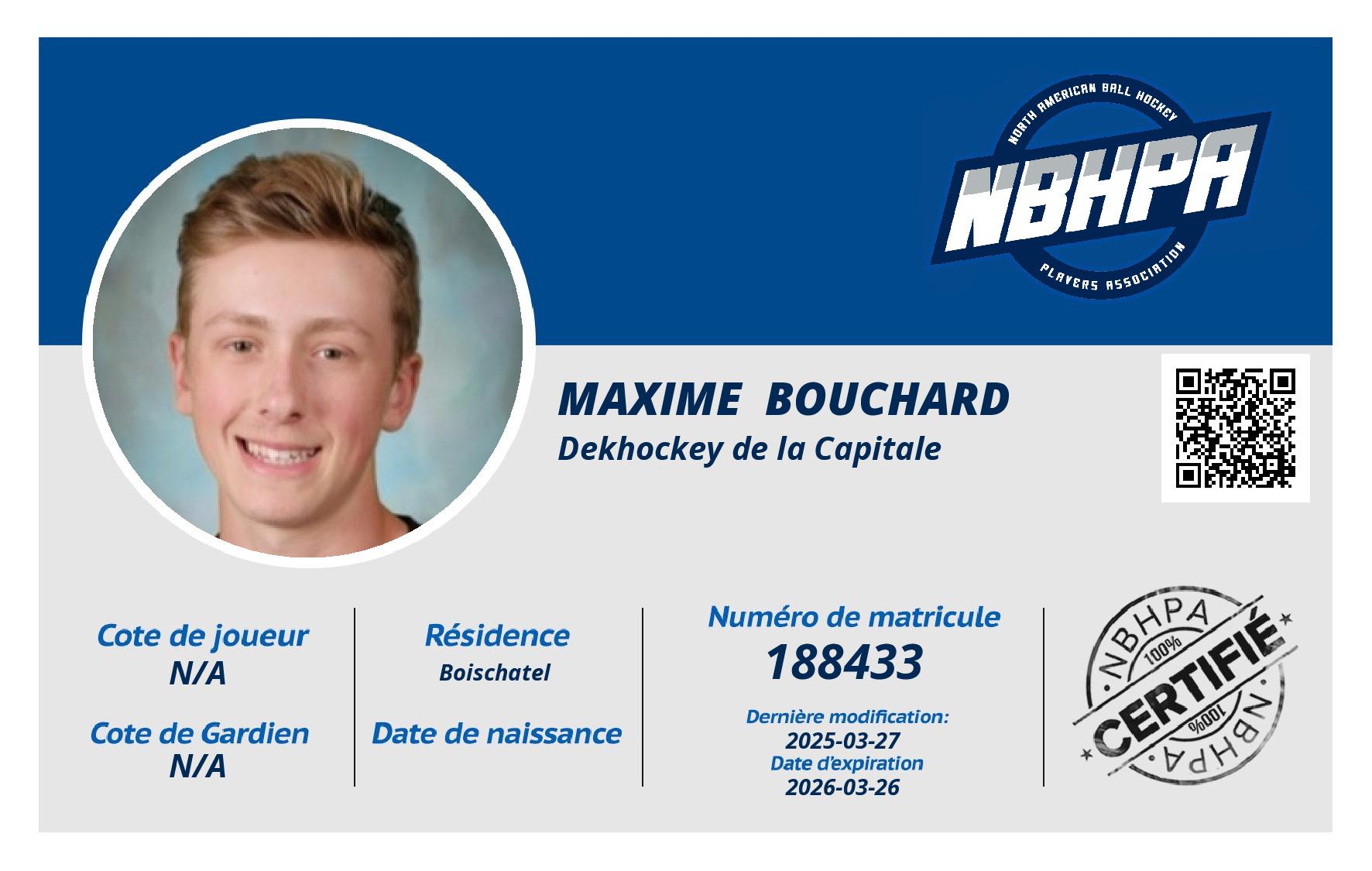 Maxime  Bouchard 