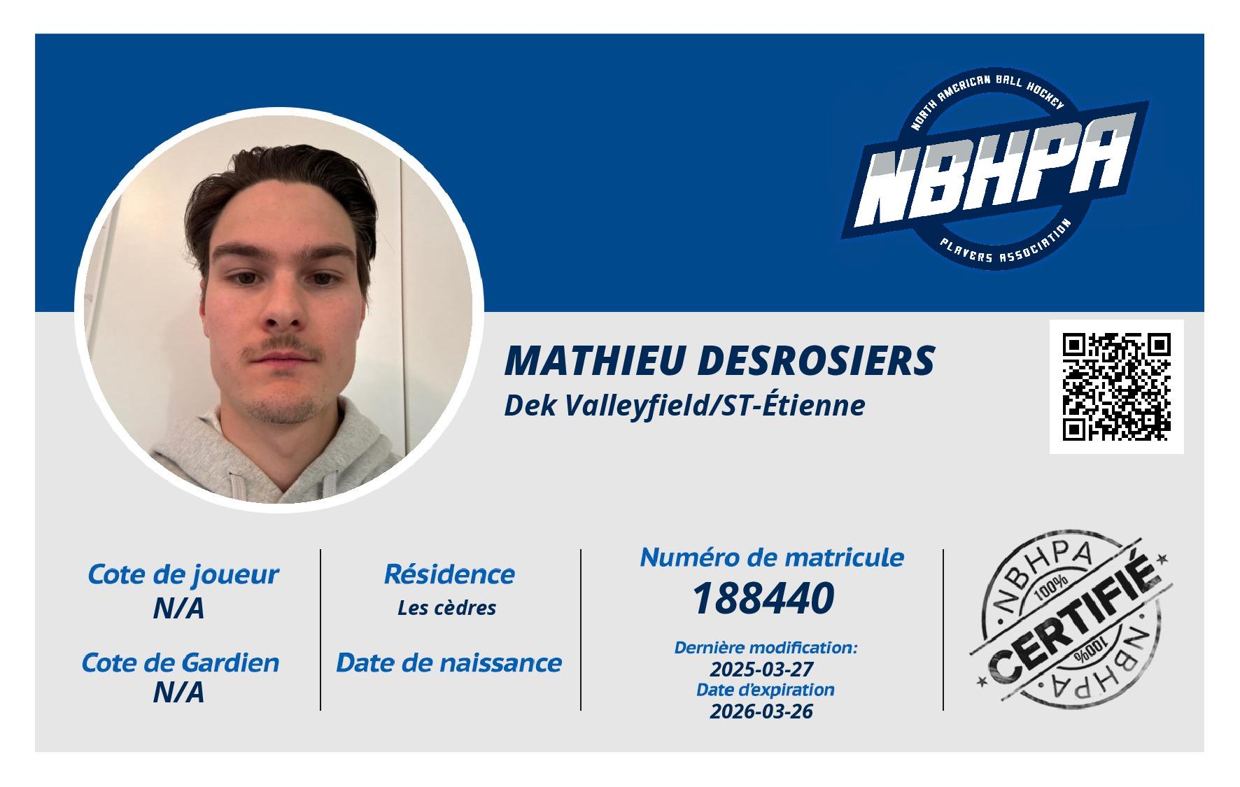 Mathieu Desrosiers