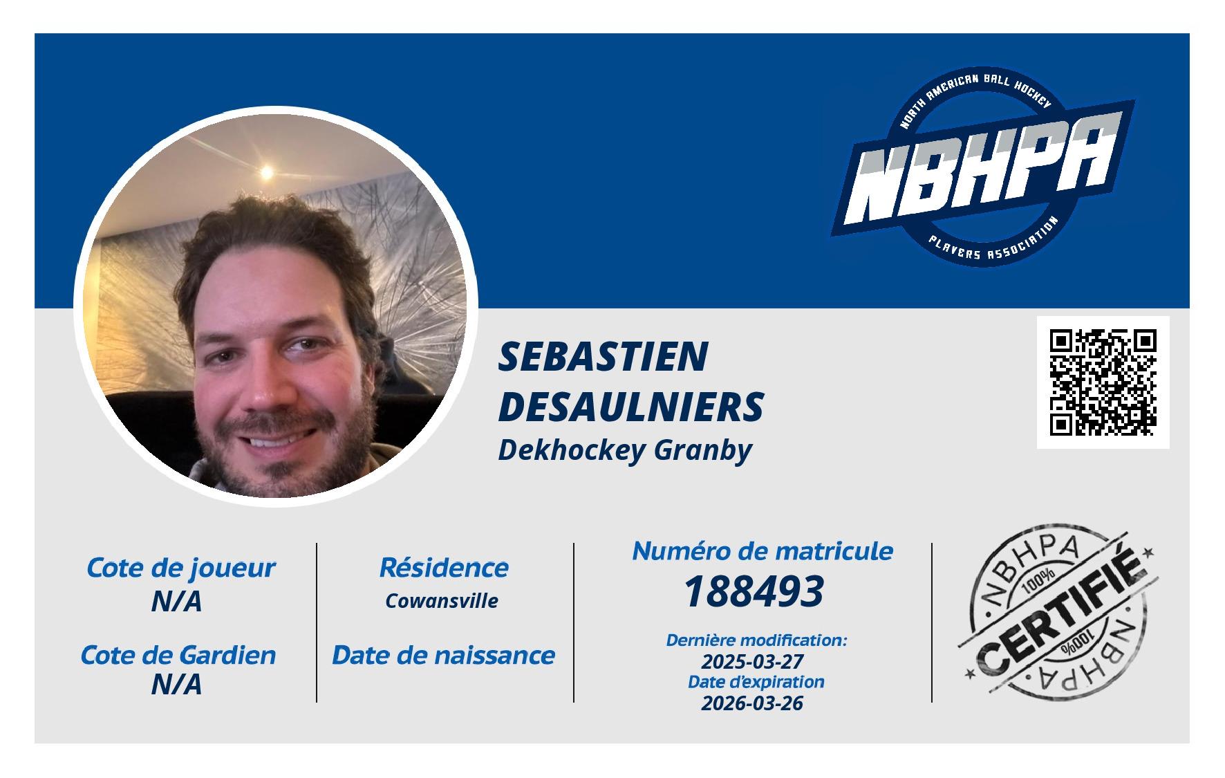 Sebastien  Desaulniers 