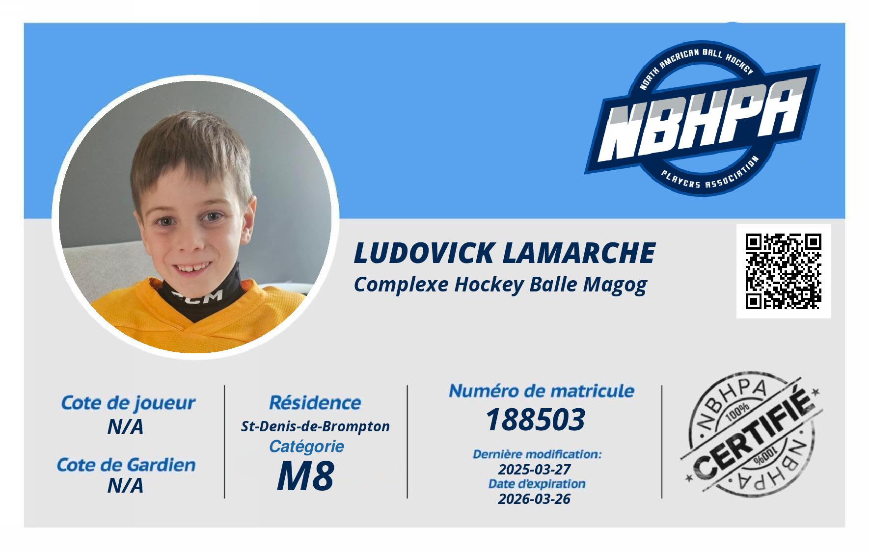 Ludovick Lamarche