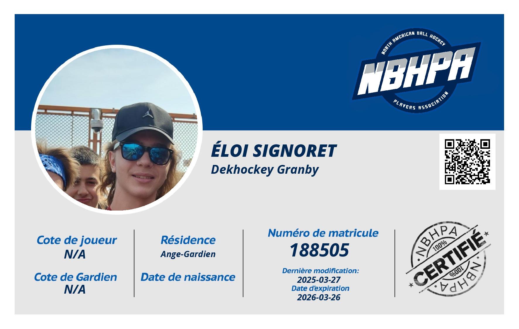 Éloi Signoret