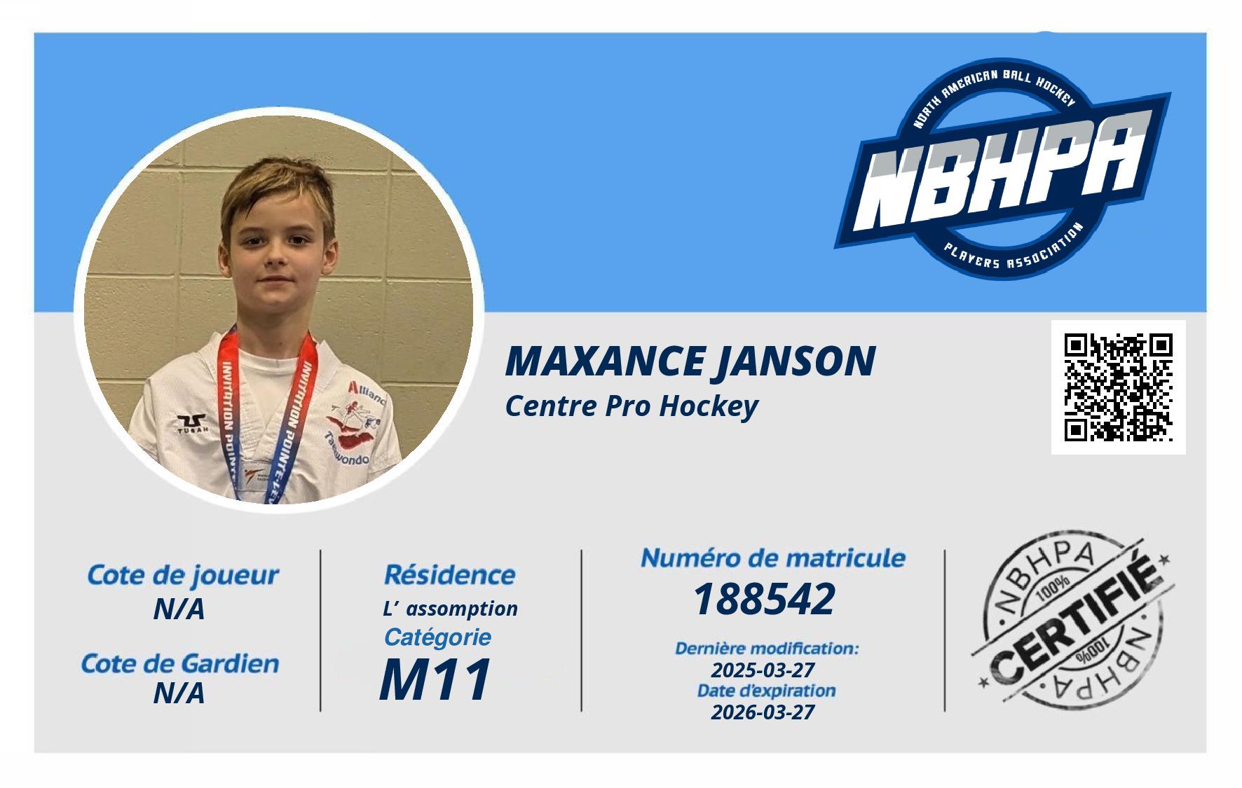 Maxance Janson