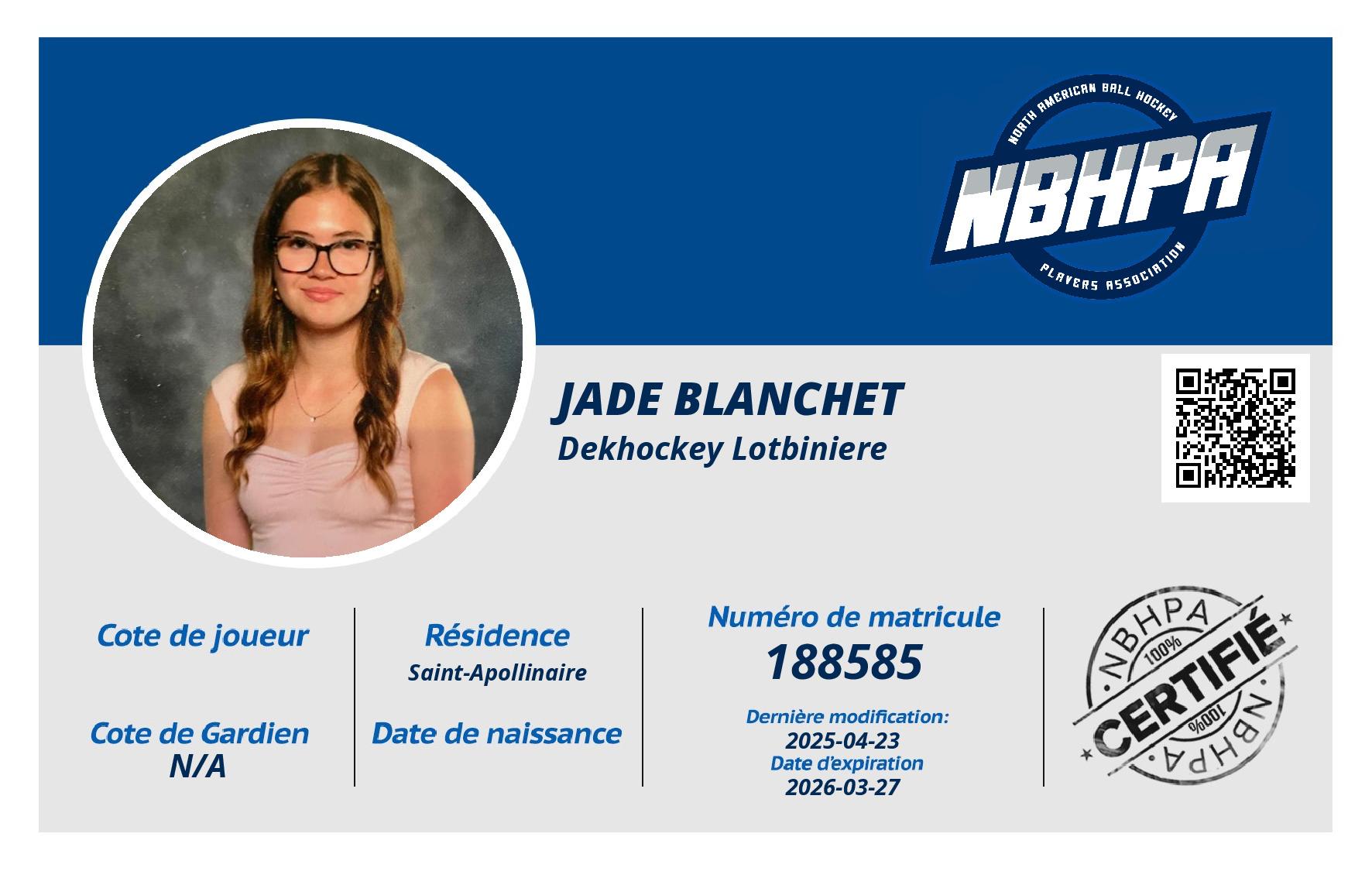Jade Blanchet