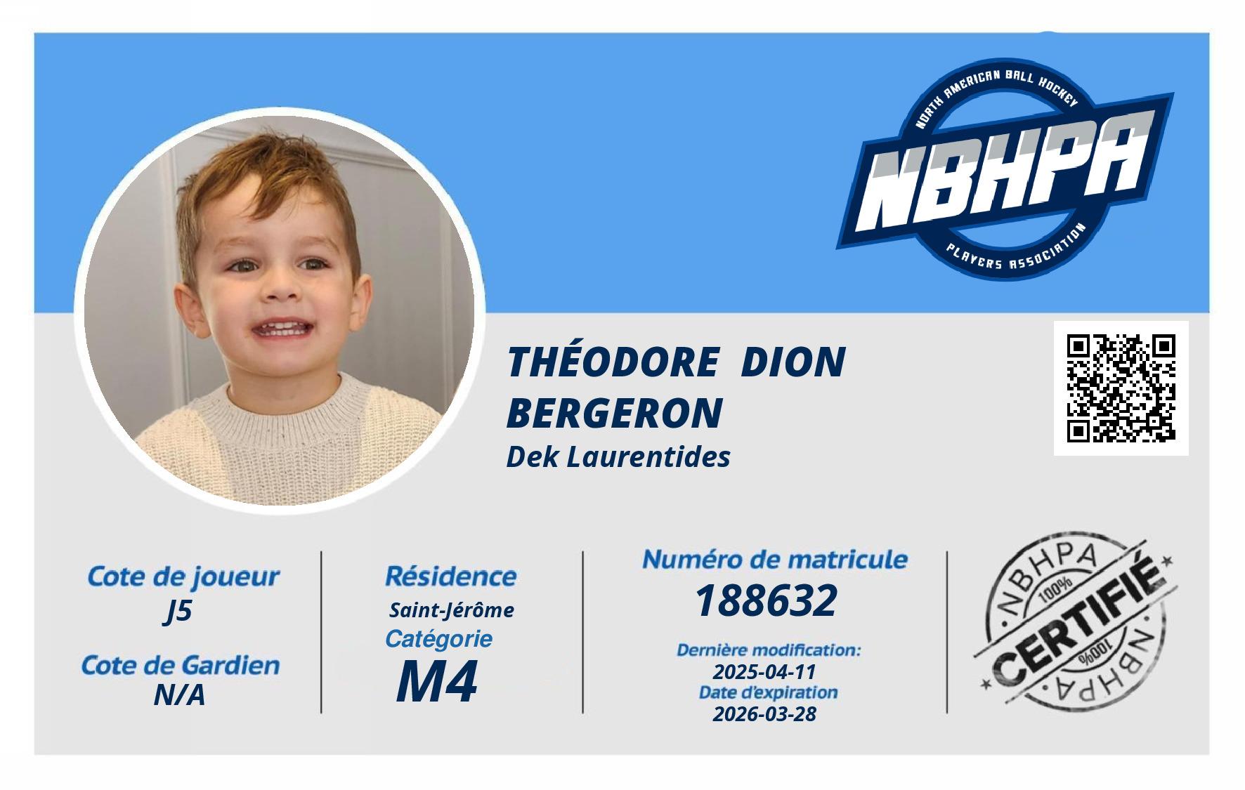 Théodore  Dion Bergeron 