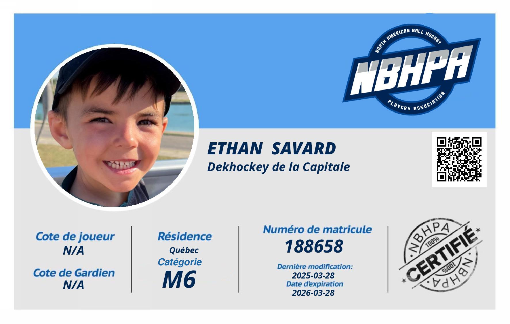 Ethan  Savard 