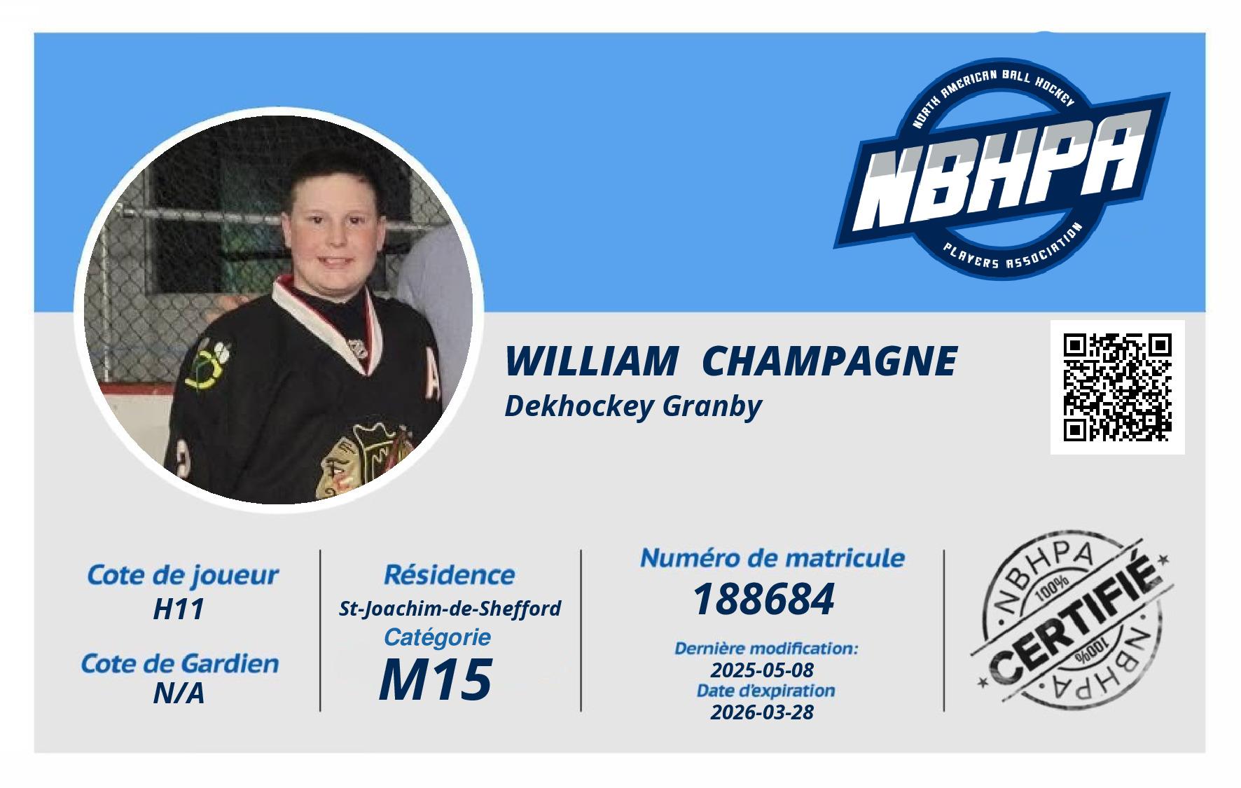 William  Champagne 