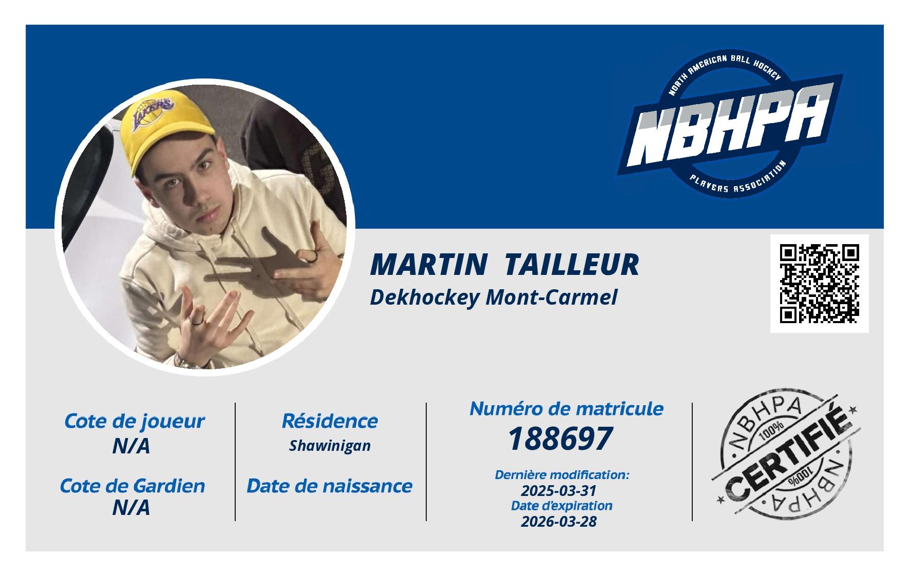Martin  Tailleur