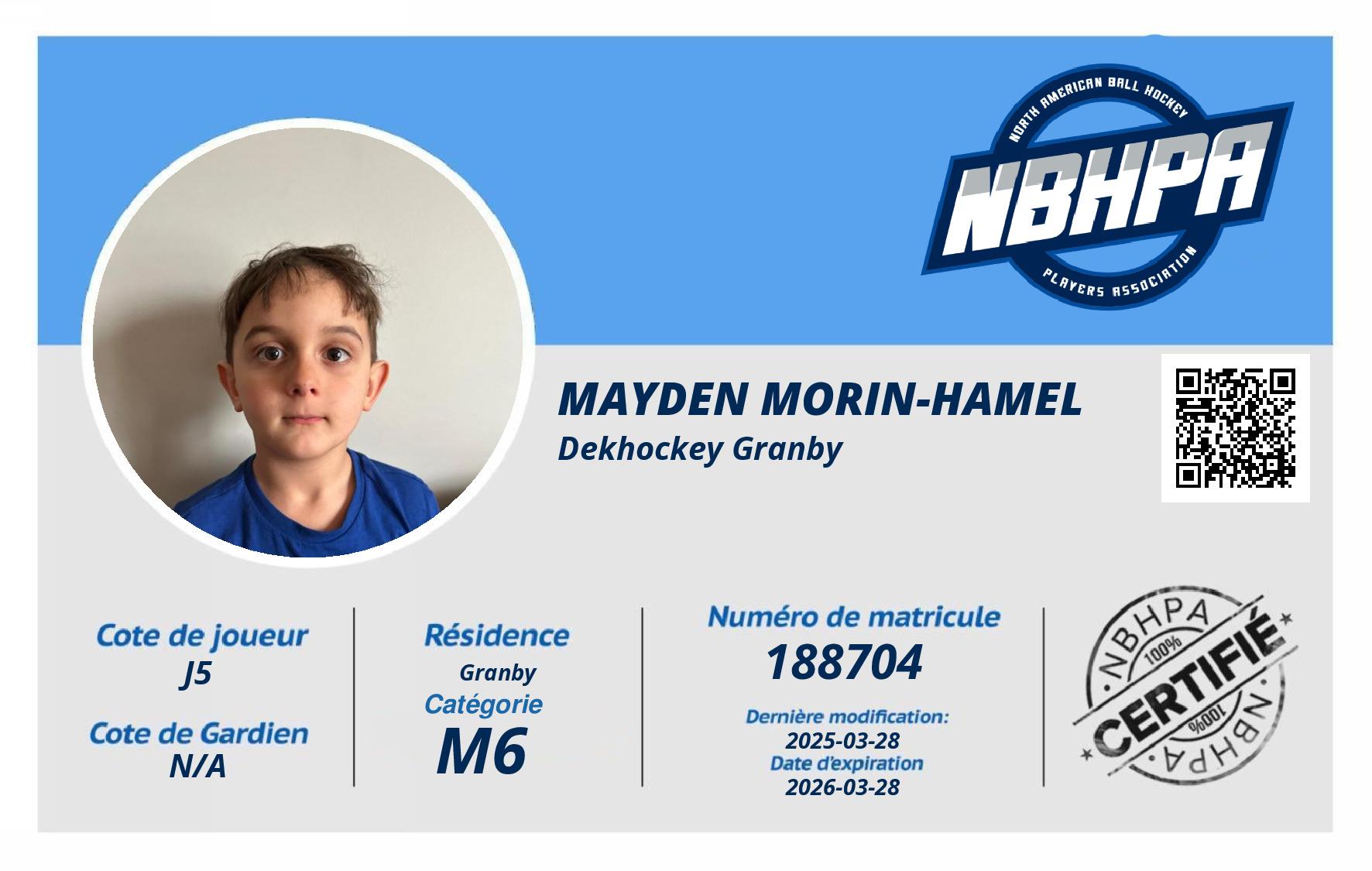 Mayden Morin-Hamel