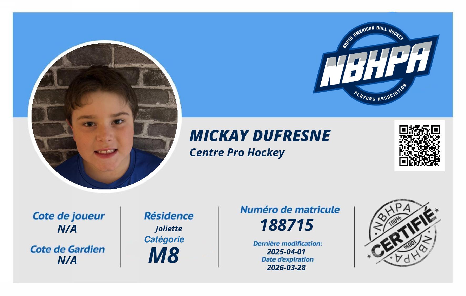 Mickay Dufresne