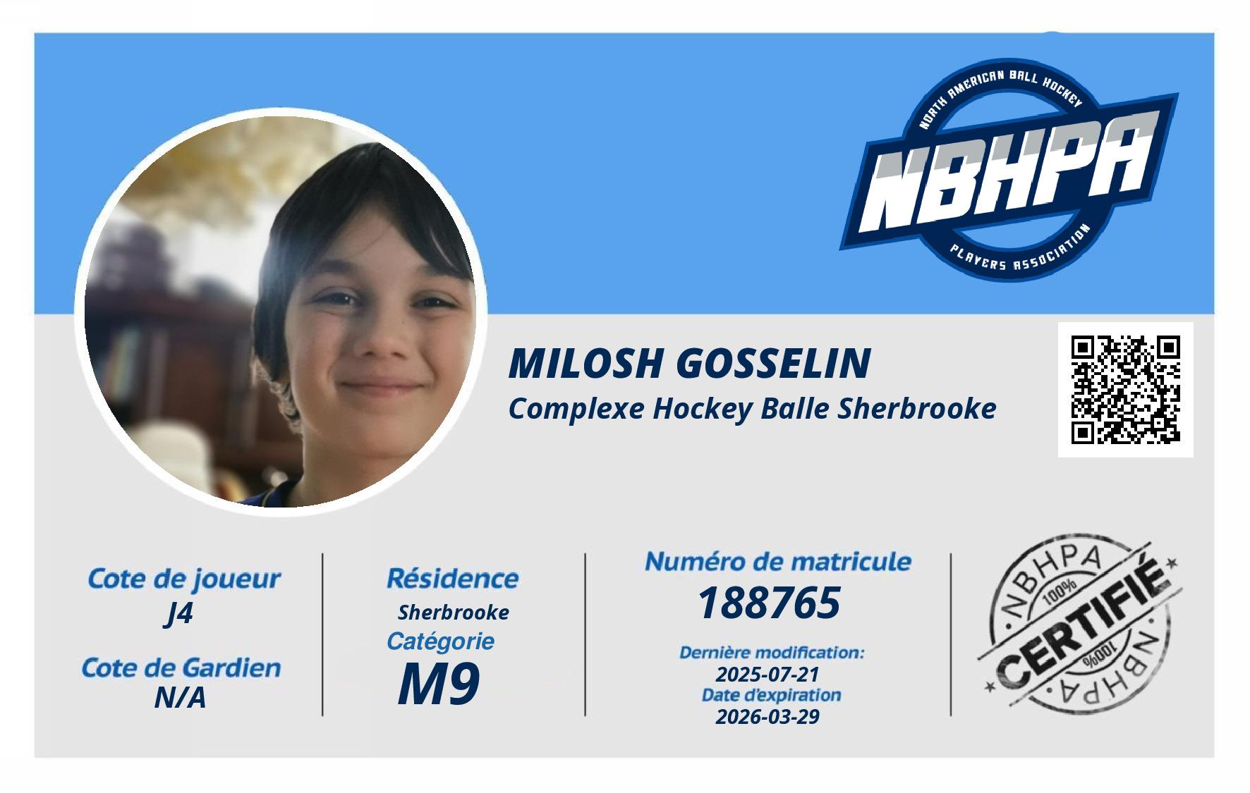 Milosh Gosselin