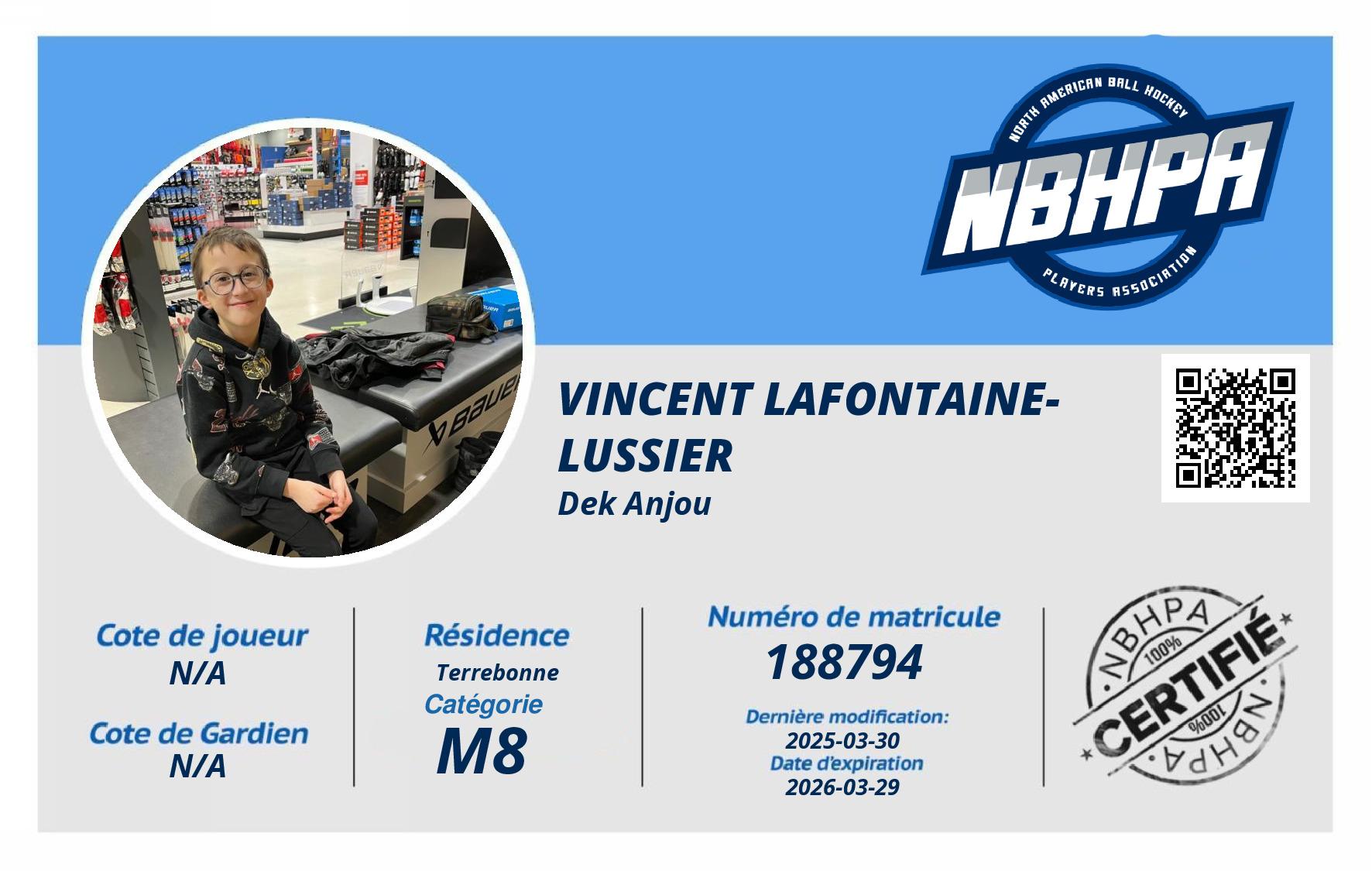 Vincent Lafontaine-Lussier