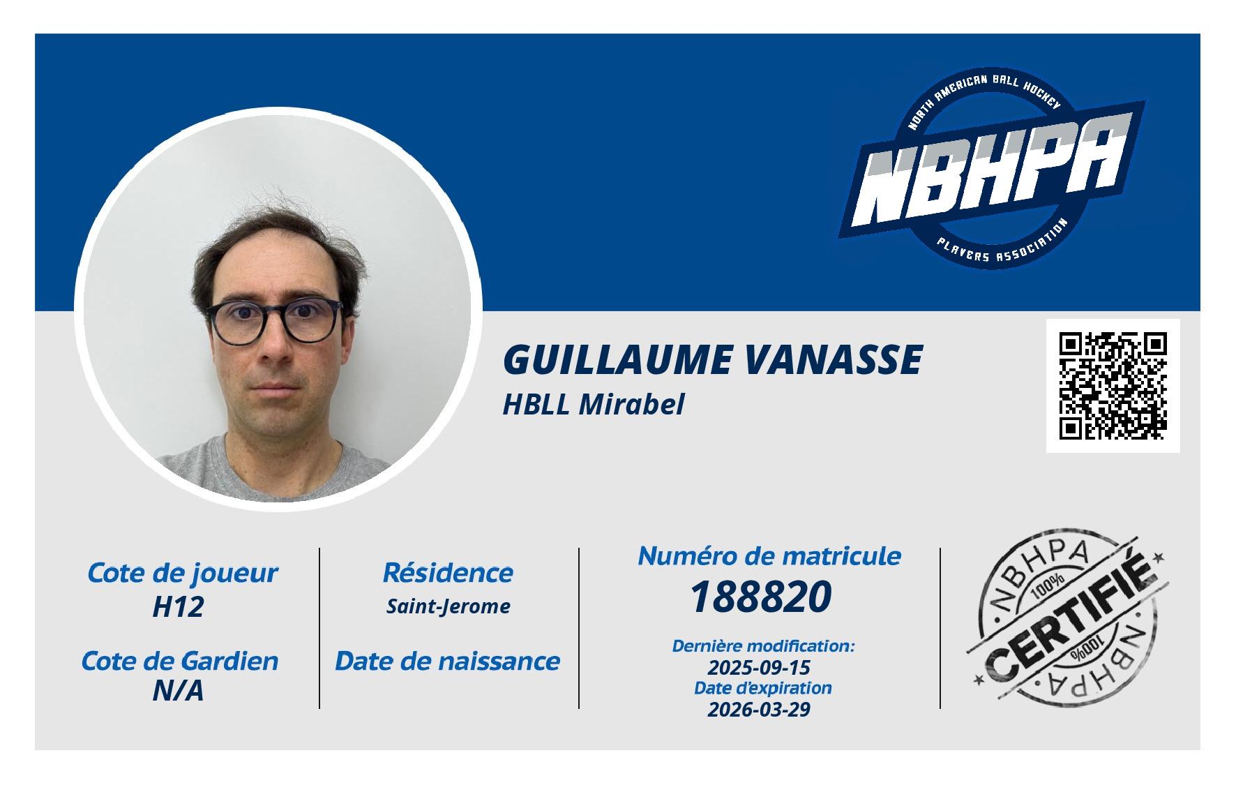 Guillaume Vanasse