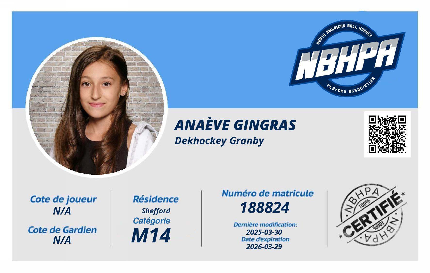 Anaève Gingras
