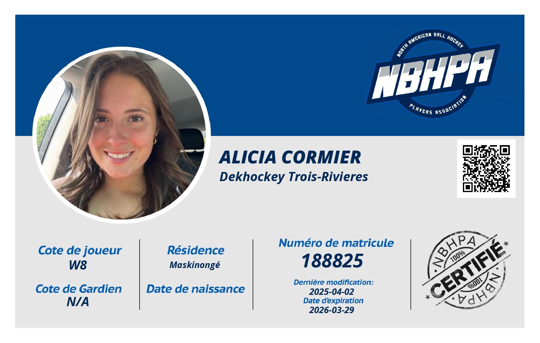 Alicia Cormier
