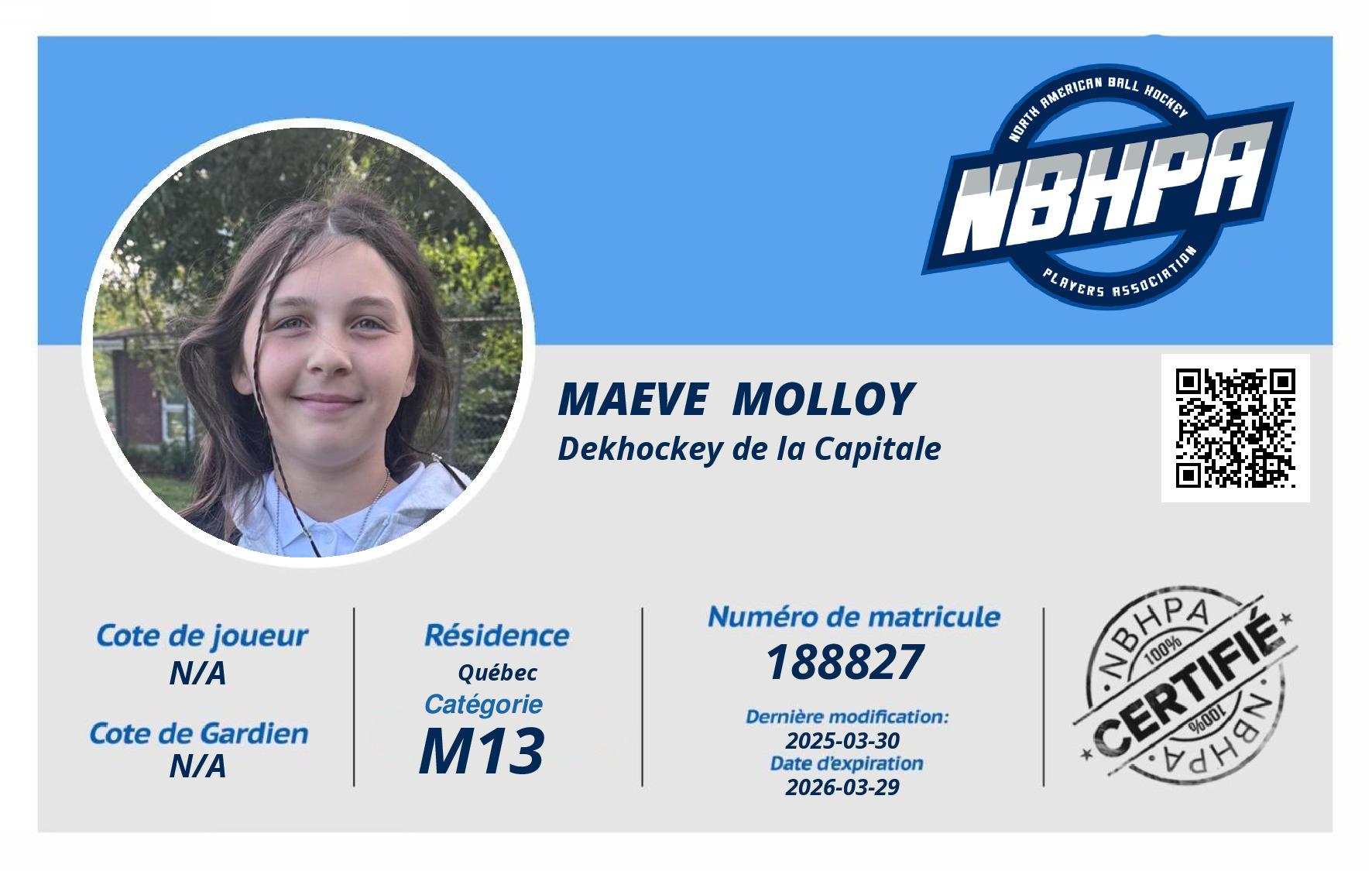 Maeve  Molloy