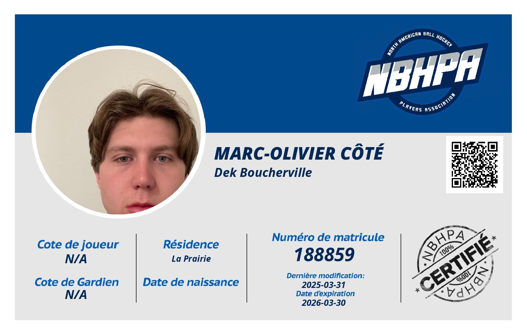 Marc-Olivier Côté