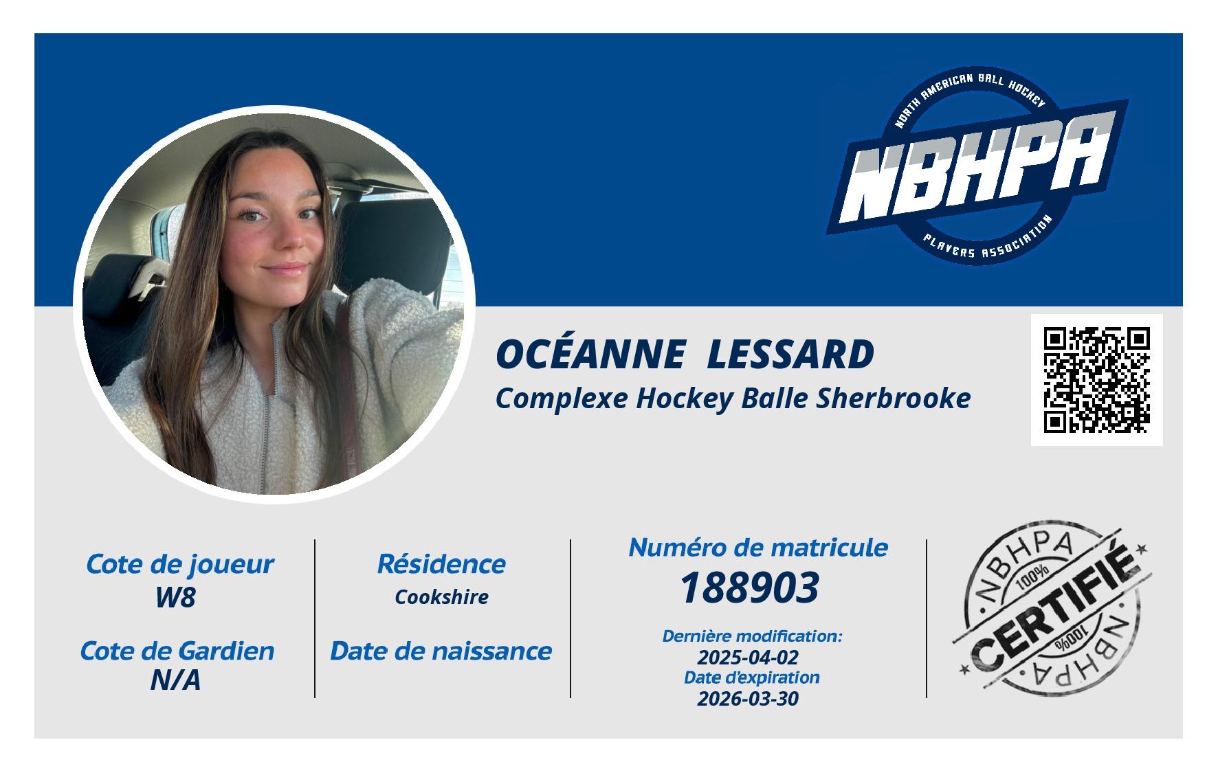 Océanne  Lessard