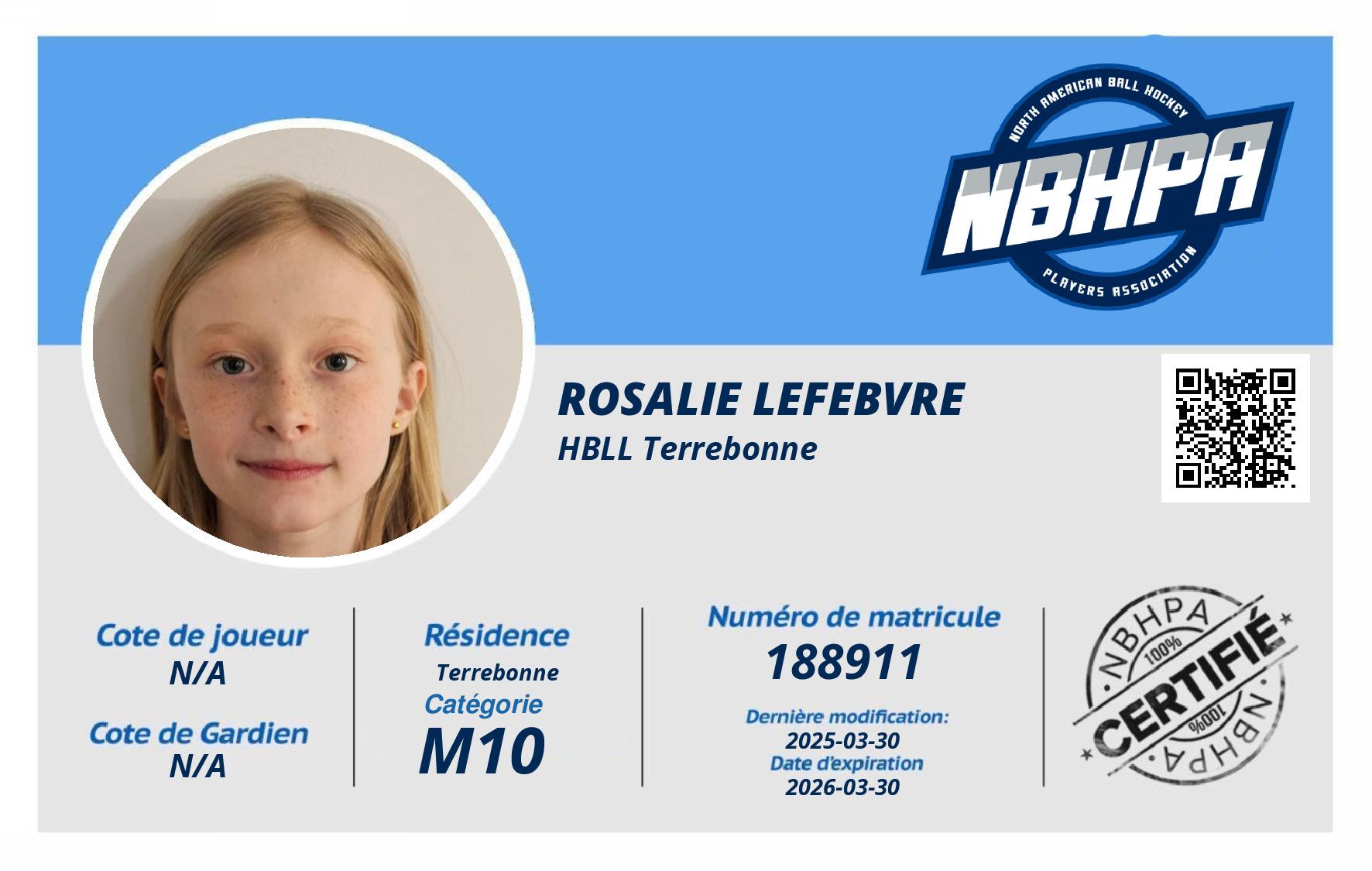 Rosalie Lefebvre